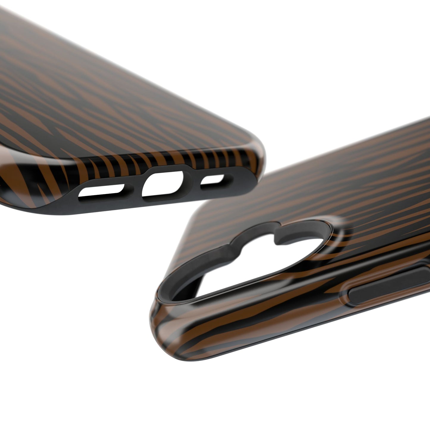 Stylish Magnetic Tough Phone Case - Bold Striped Design