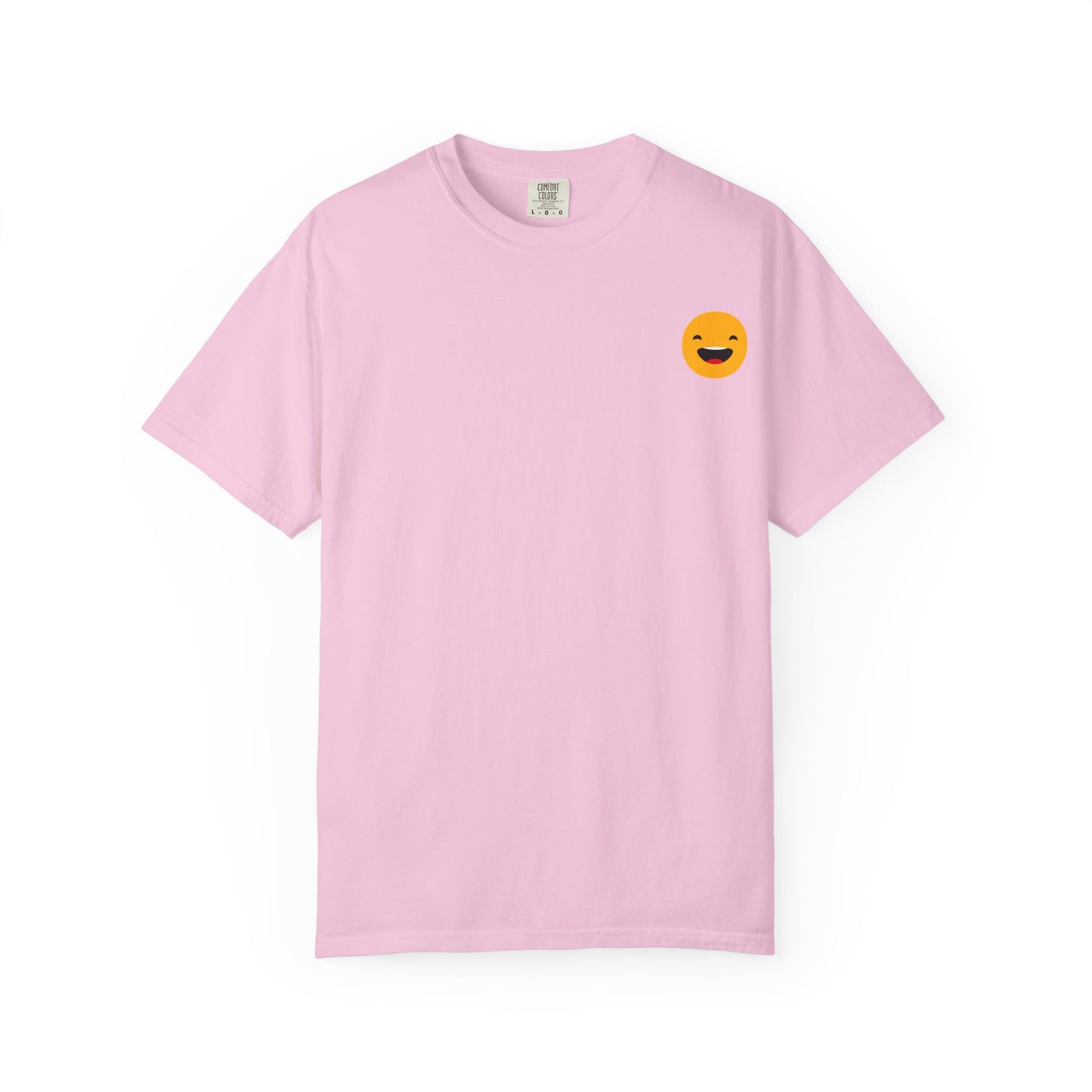 Smiley Face Unisex Garment-Dyed T-Shirt - Fun and Comfortable Casual Wear