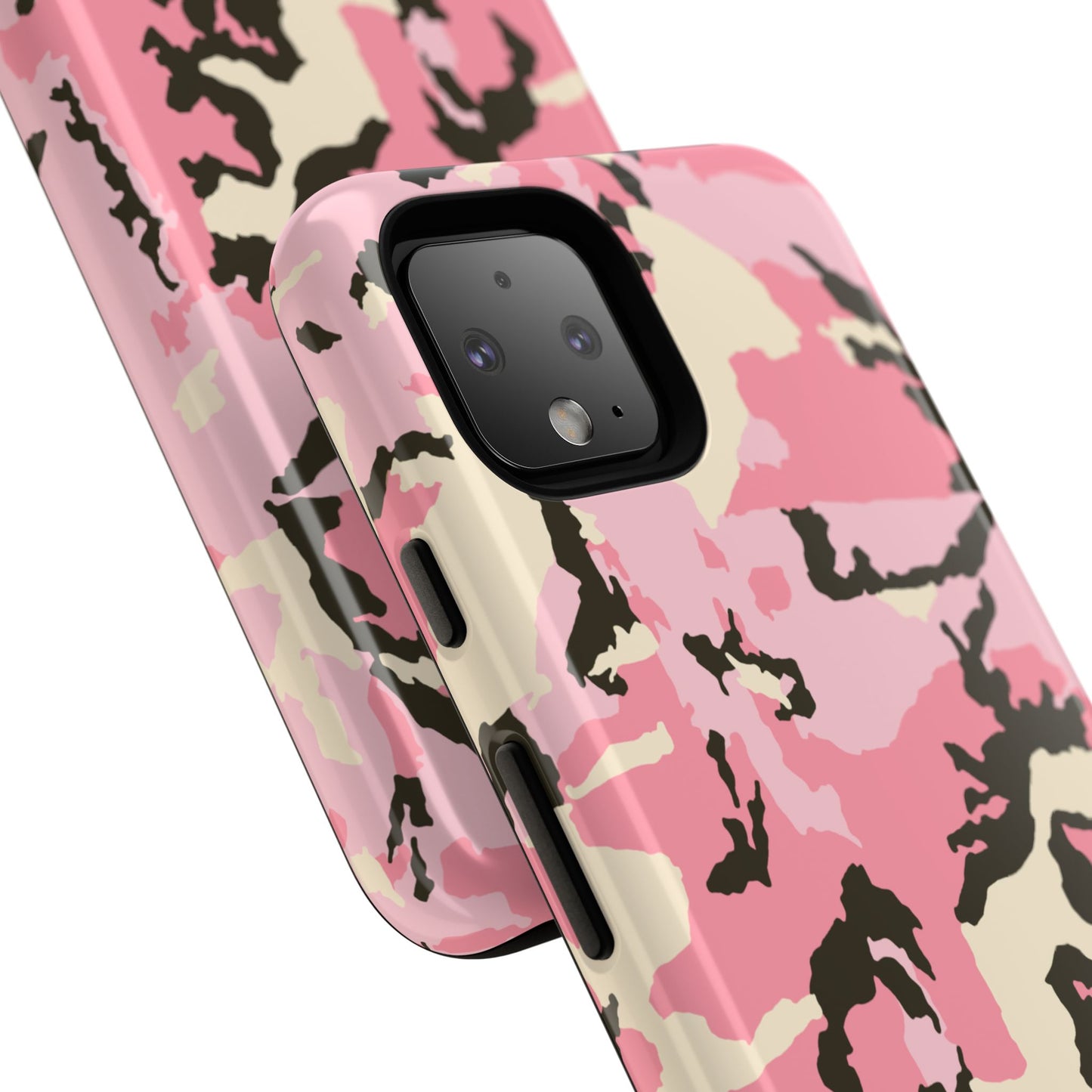 Stylish Pink Camouflage Phone Case – Tough Cases for Trendsetters