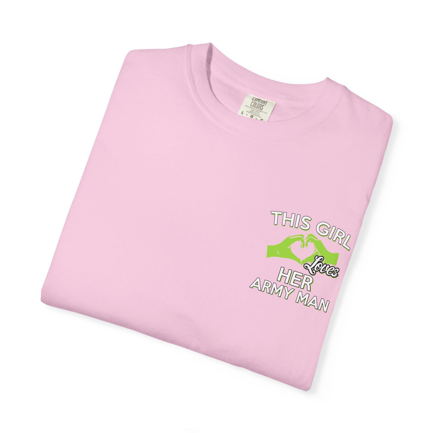 Army Wife Love T-shirt - Cute Gift for Military Girlfriends, Support Our Troops Apparel, Unisex Casual Tee, Army Partner