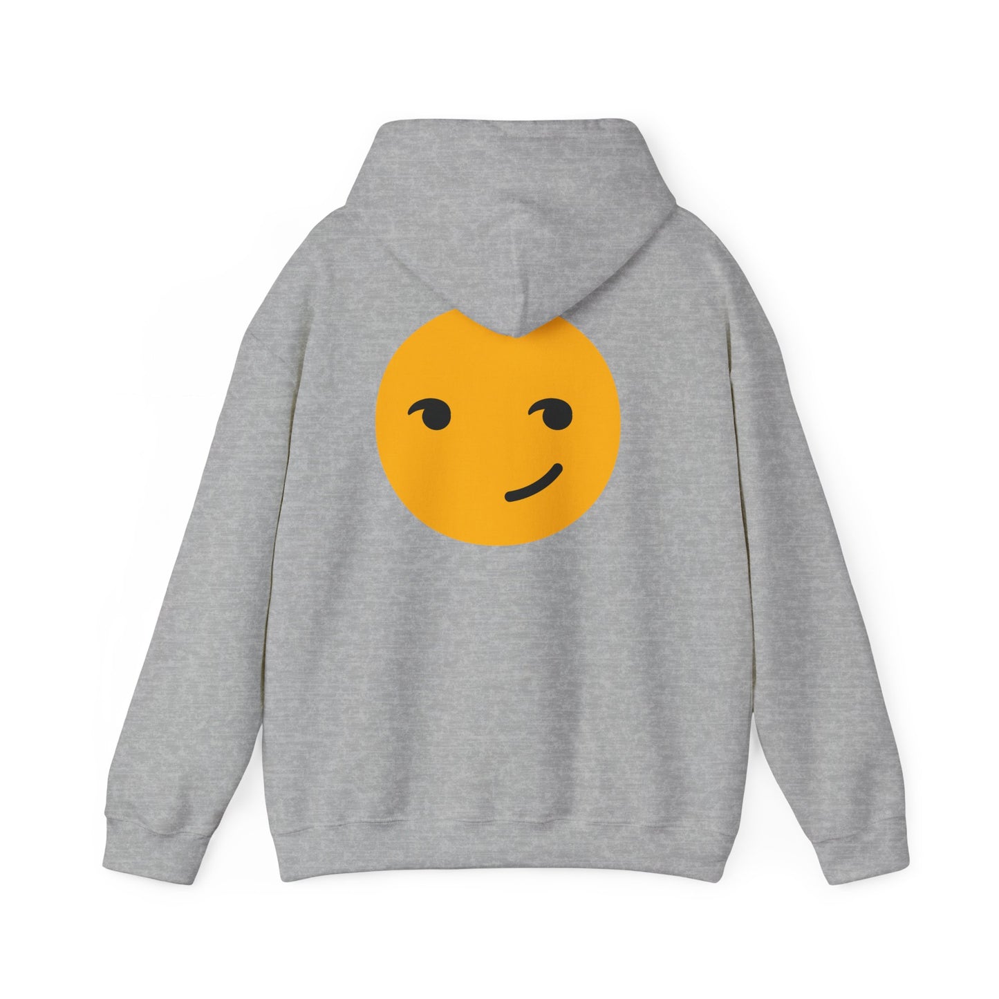 Smiley Face Unisex Heavy Blend Hooded Sweatshirt – Cozy & Playful Comfort for All Occasions