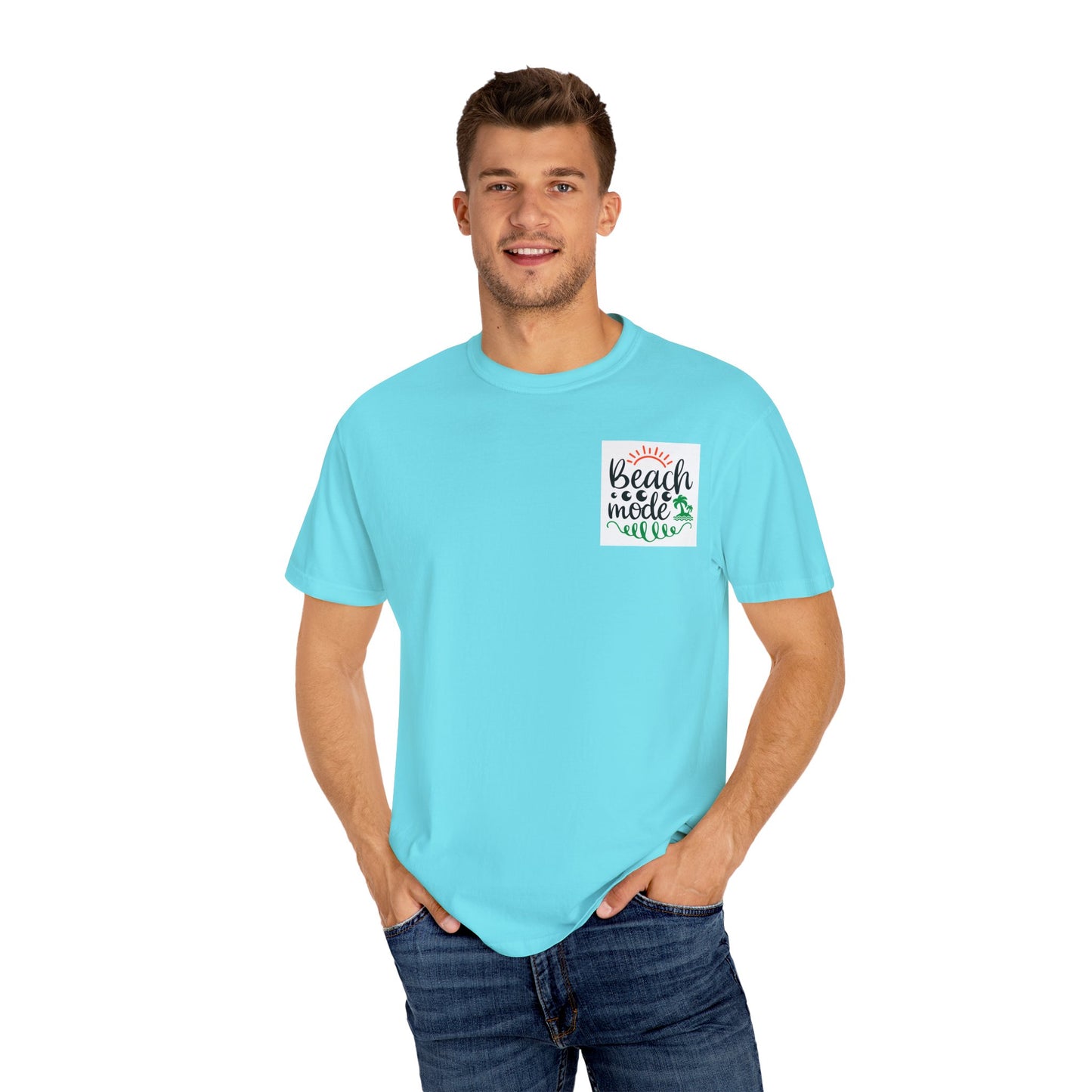 Beach Mode Unisex T-Shirt, Summer Vibes Tee, Vacation Outfit, Beachwear, Gift for Him/Her, Casual Wear