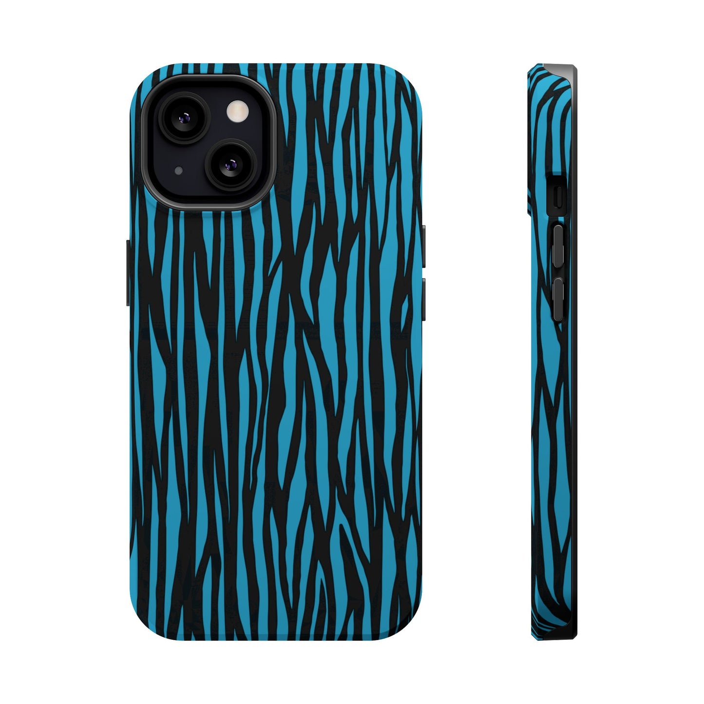 Zebra Print Magnetic Tough Case for iPhone - Durable & Stylish Phone Protection