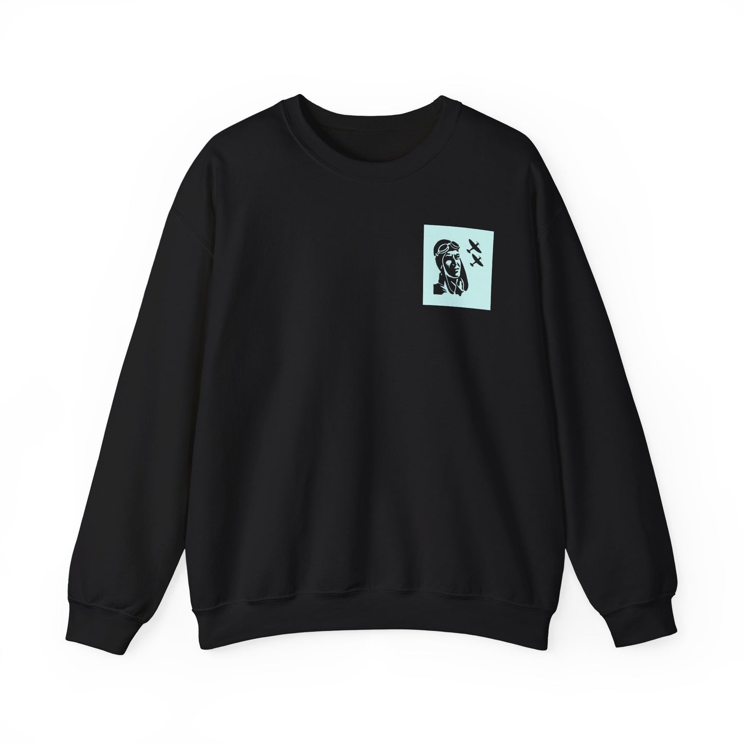 Vintage Aviator Crewneck Sweatshirt - Unisex Heavy Blend