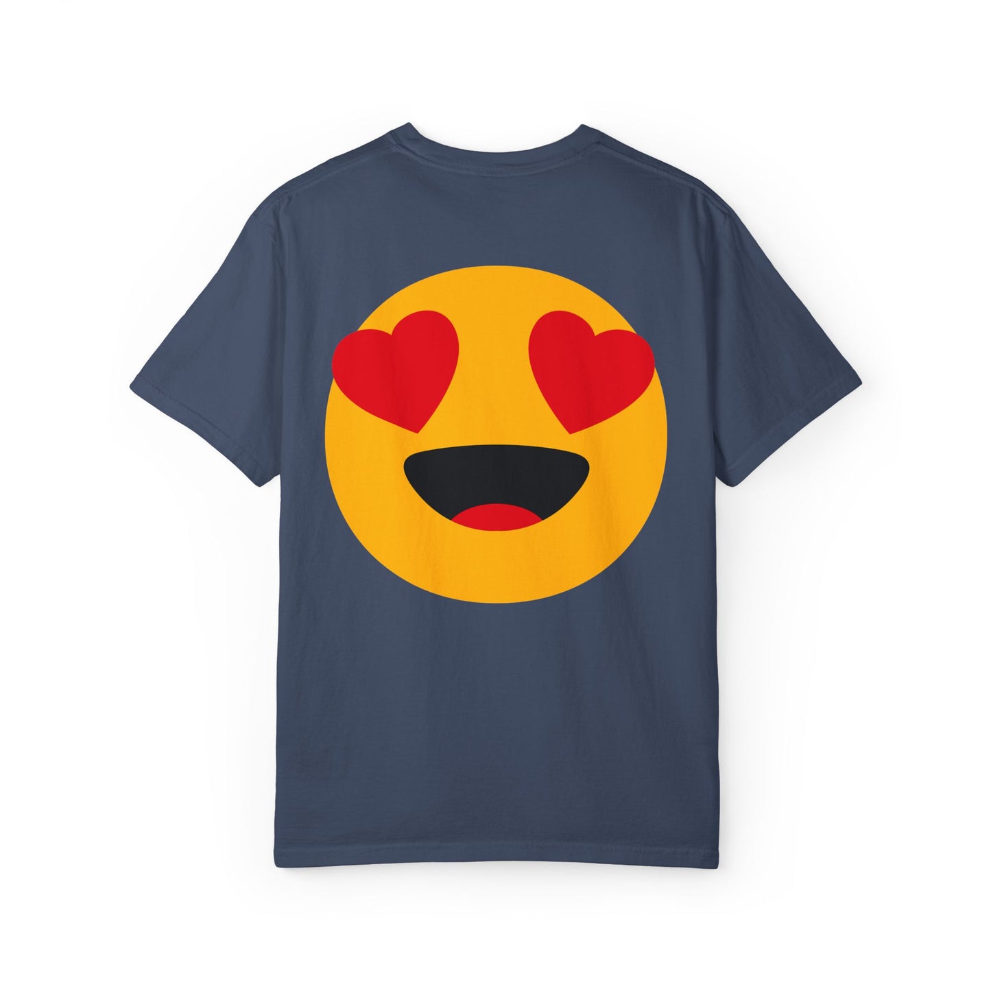 Love Emoji Garment-Dyed Unisex T-Shirt | Perfect for Valentine's Day & Casual Wear