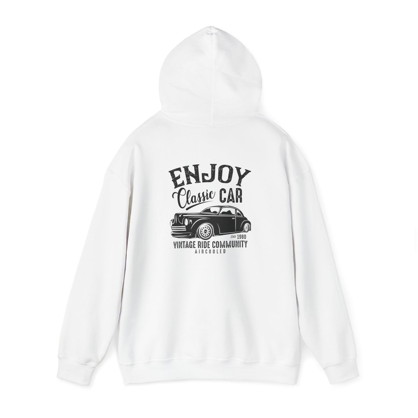 Vintage Car Lover's Hoodie - Enjoy Classic Car Design