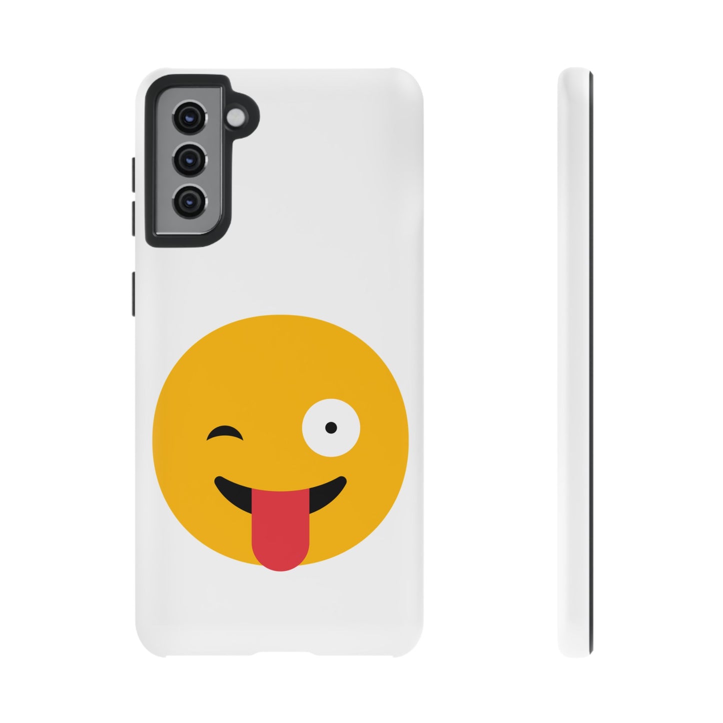 Playful Emoji Phone Case - Tough Cases for Fun Vibes