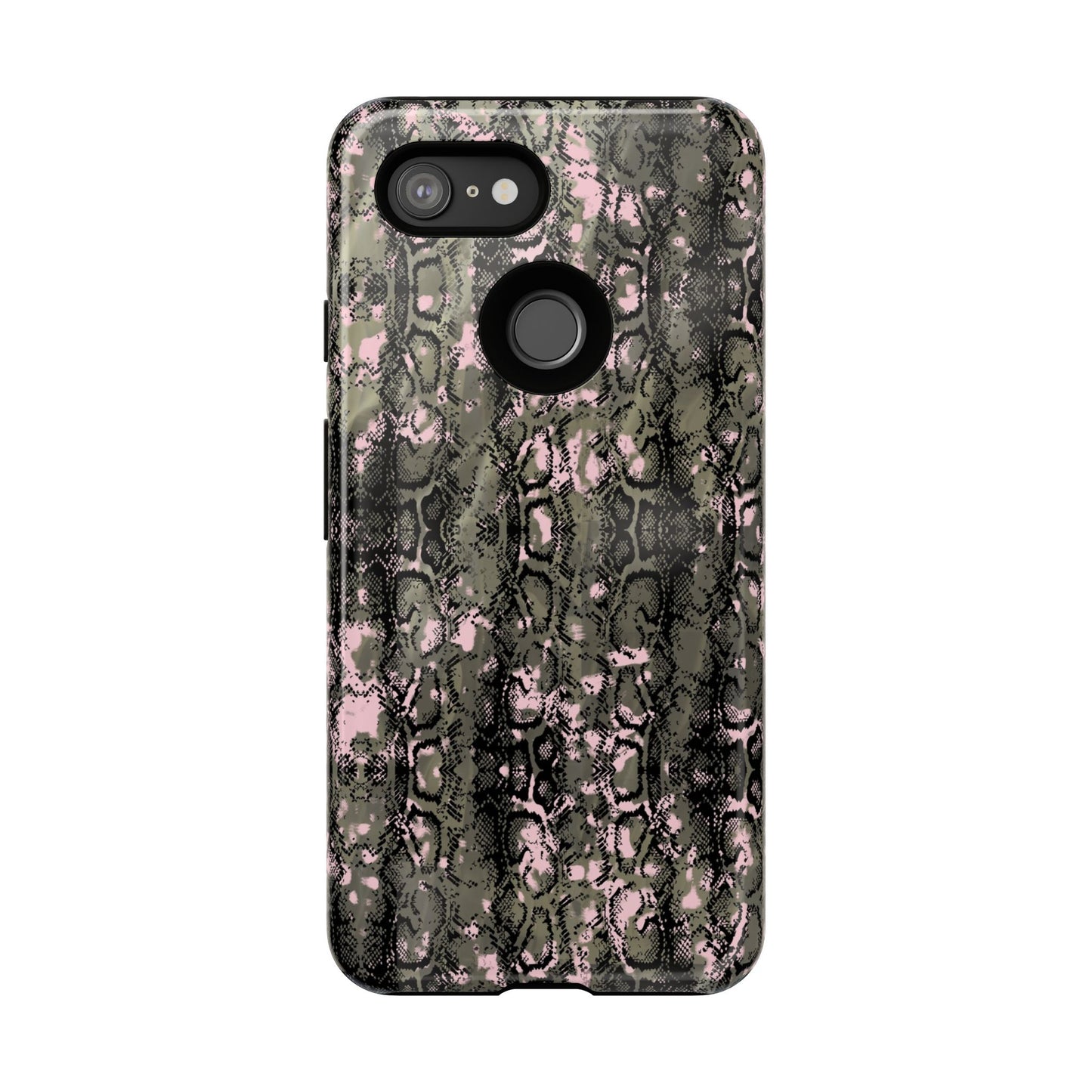 Stylish Snake Print Phone Case for Tough Protection