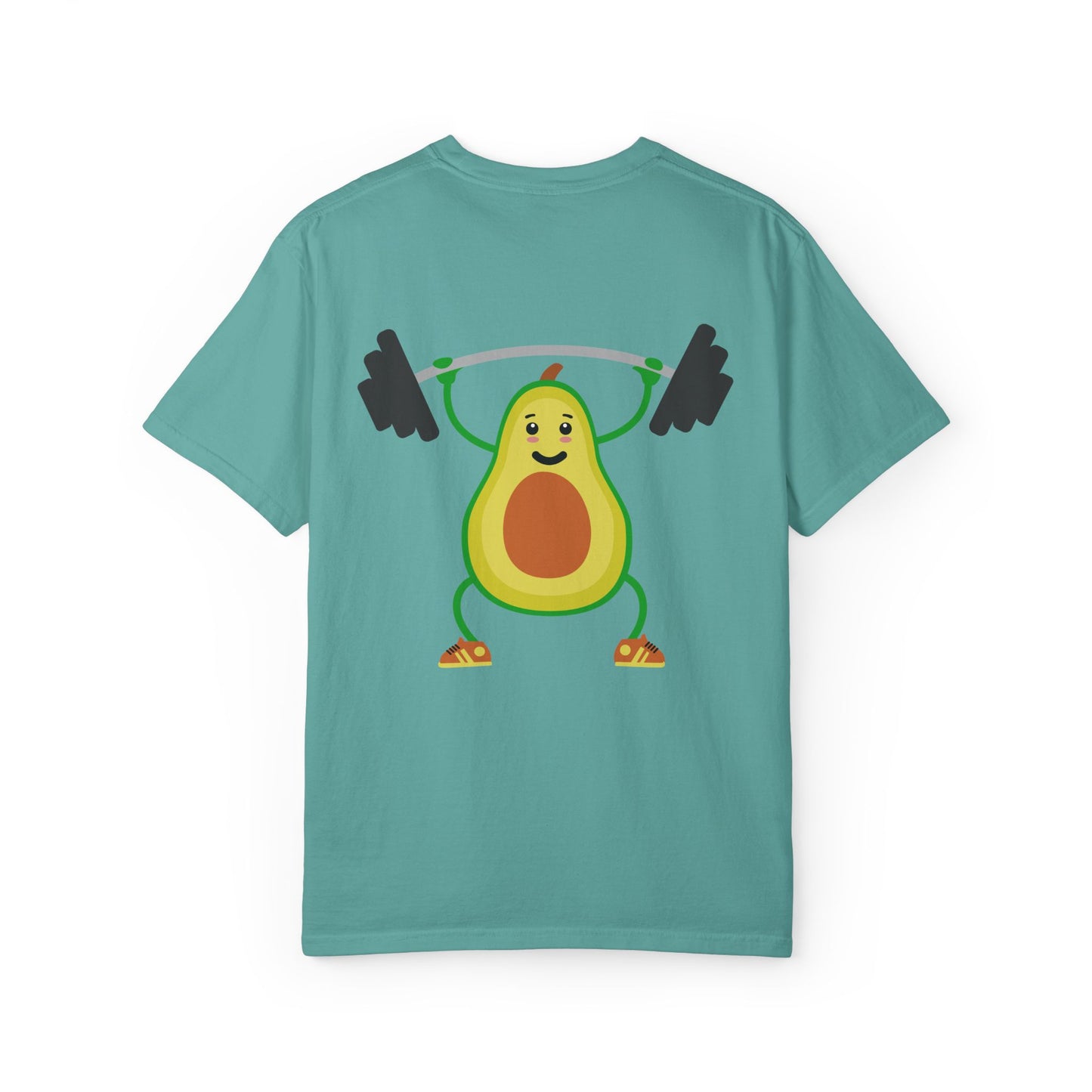 Funny Avocado Workout Unisex T-Shirt - Perfect for Fitness Lovers & Healthy Eating Enthusiasts