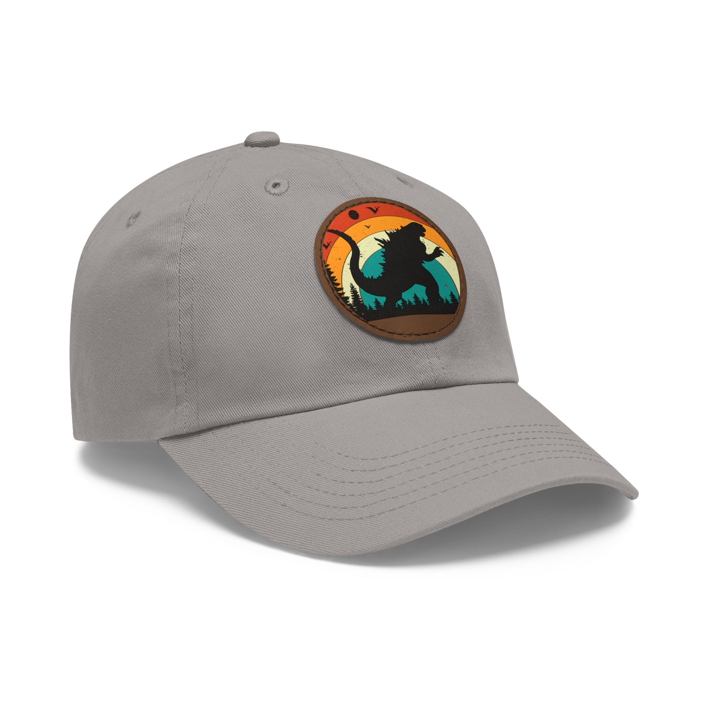 Adventure Dad Hat with Leather Patch – Perfect for Outdoor Enthusiasts