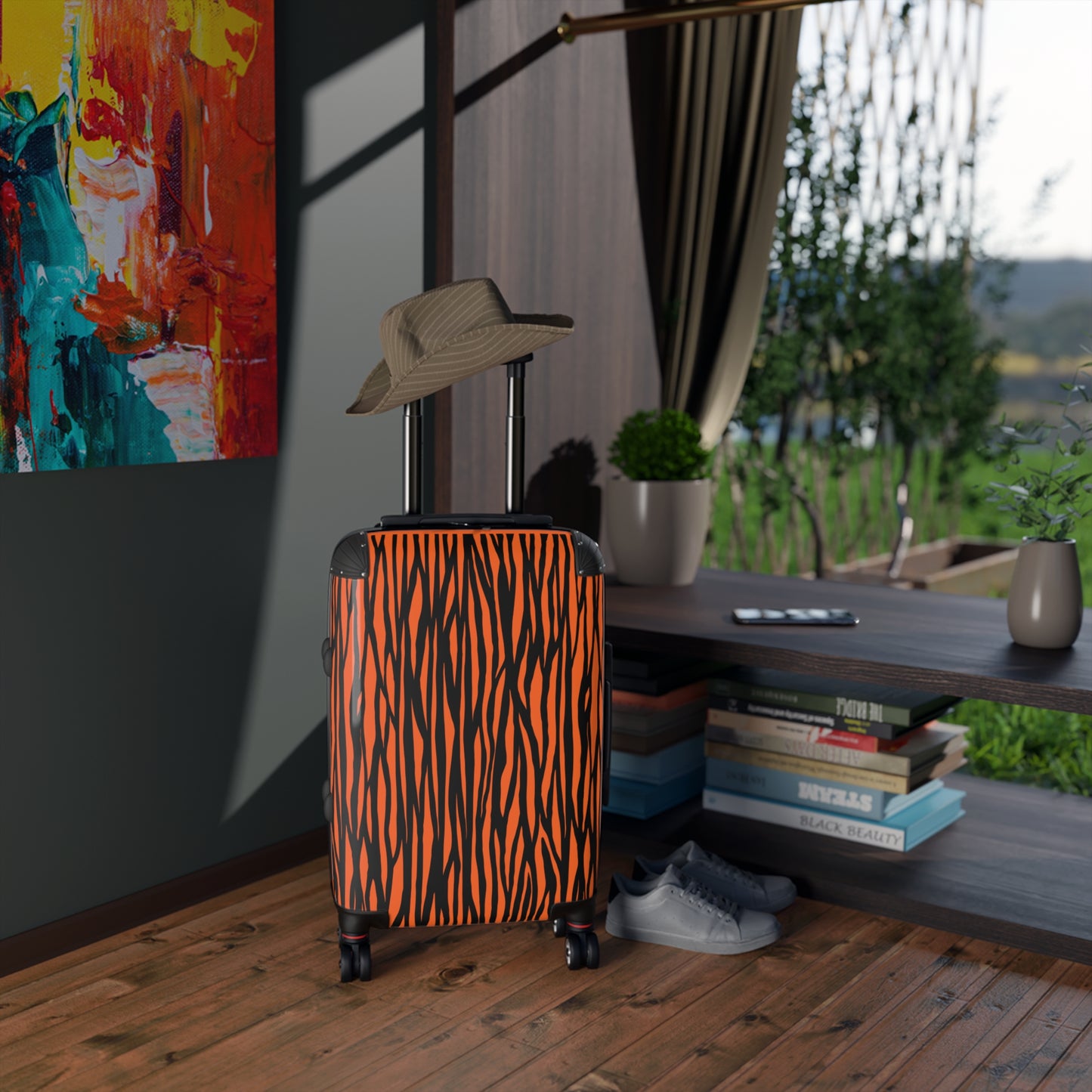 Wild Tiger Printed Suitcase for Adventurers
