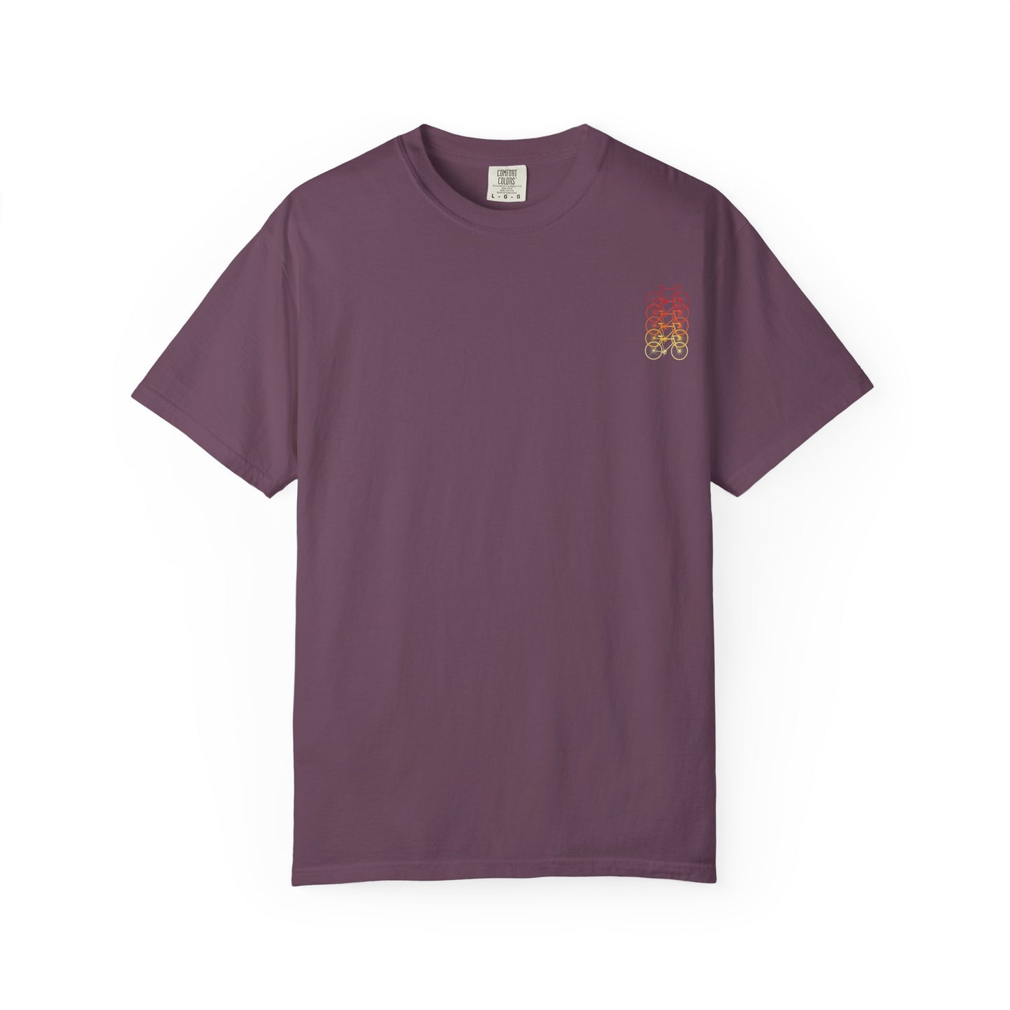 Gradient Bicycle Unisex T-Shirt - Perfect for Cycling Enthusiasts