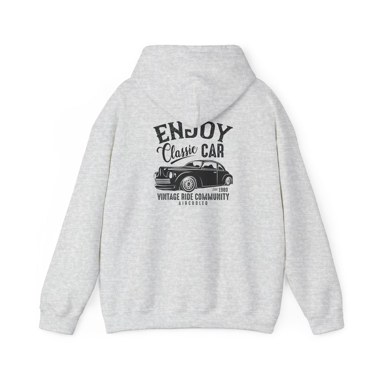 Vintage Car Lover's Hoodie - Enjoy Classic Car Design