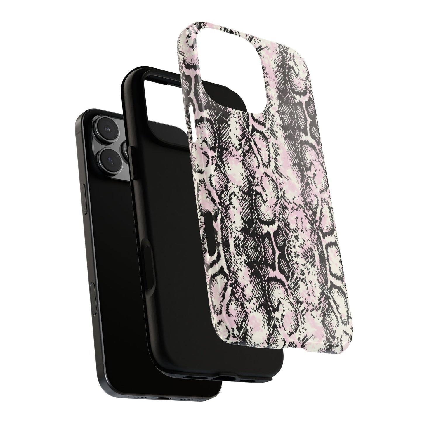 Stylish Snake Print Phone Case - Tough Protection for Trendsetters