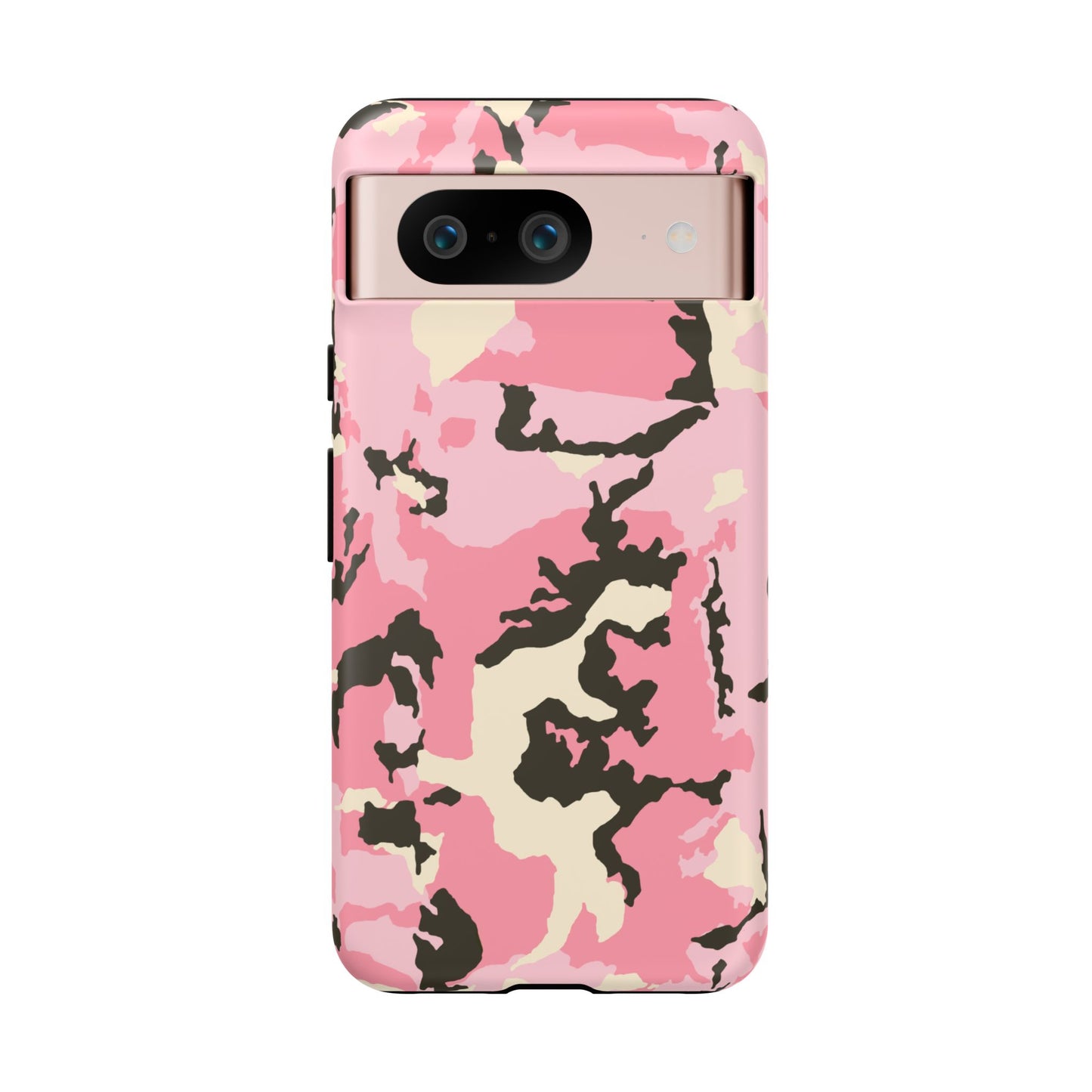 Stylish Tough Phone Case – Pink Camo Design for Bold Protection Make a statement while keeping your phone safe with this eye-catching pink camouflage case that blends fashion with durability.