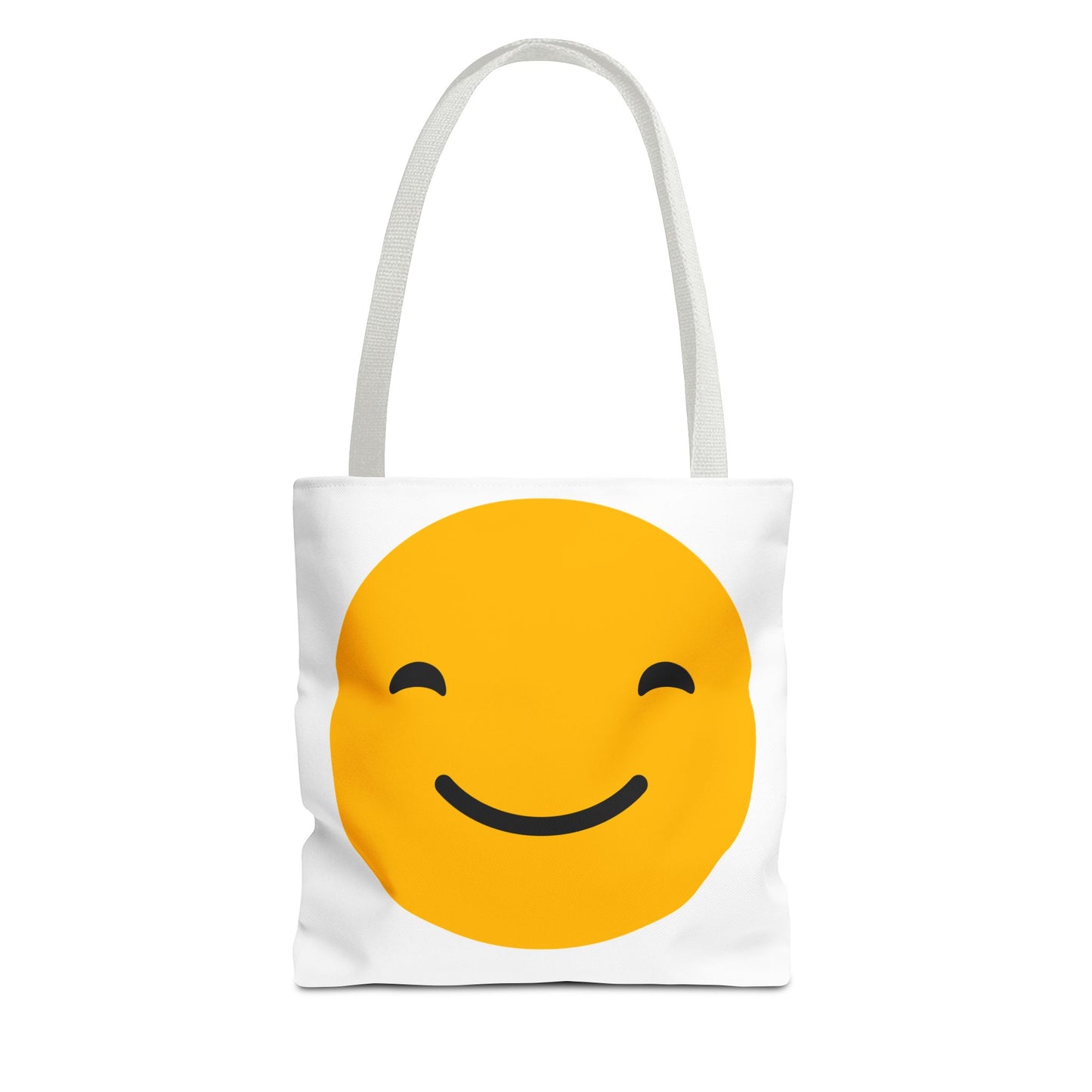 Smile & Frown Reversible Tote Bag - Cute Canvas Bag for Everyday Use