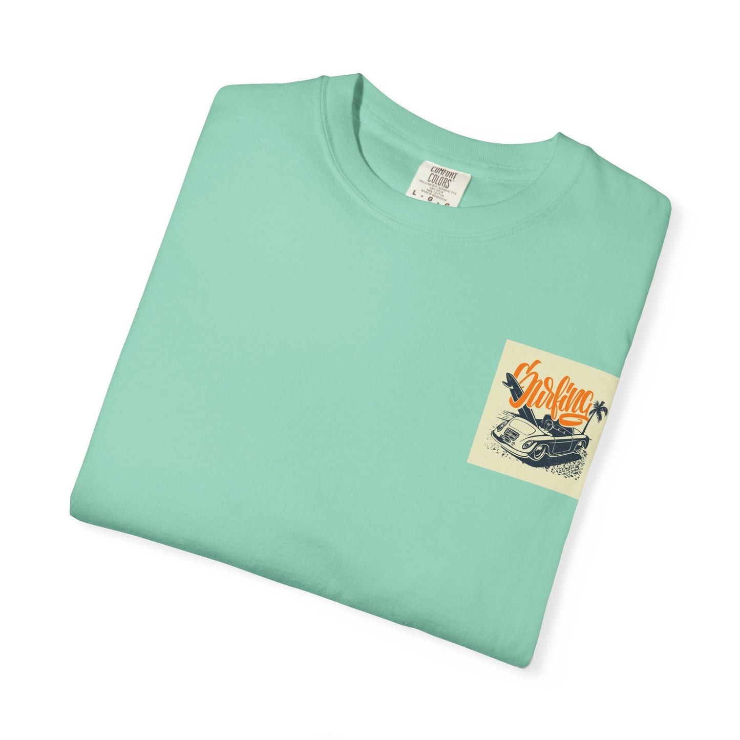 Retro Surfing Unisex T-Shirt, Beach Vibe Tee, Summer Casual Wear, Vacation Shirt, Surf Lover Gift, Ocean Adventure Top