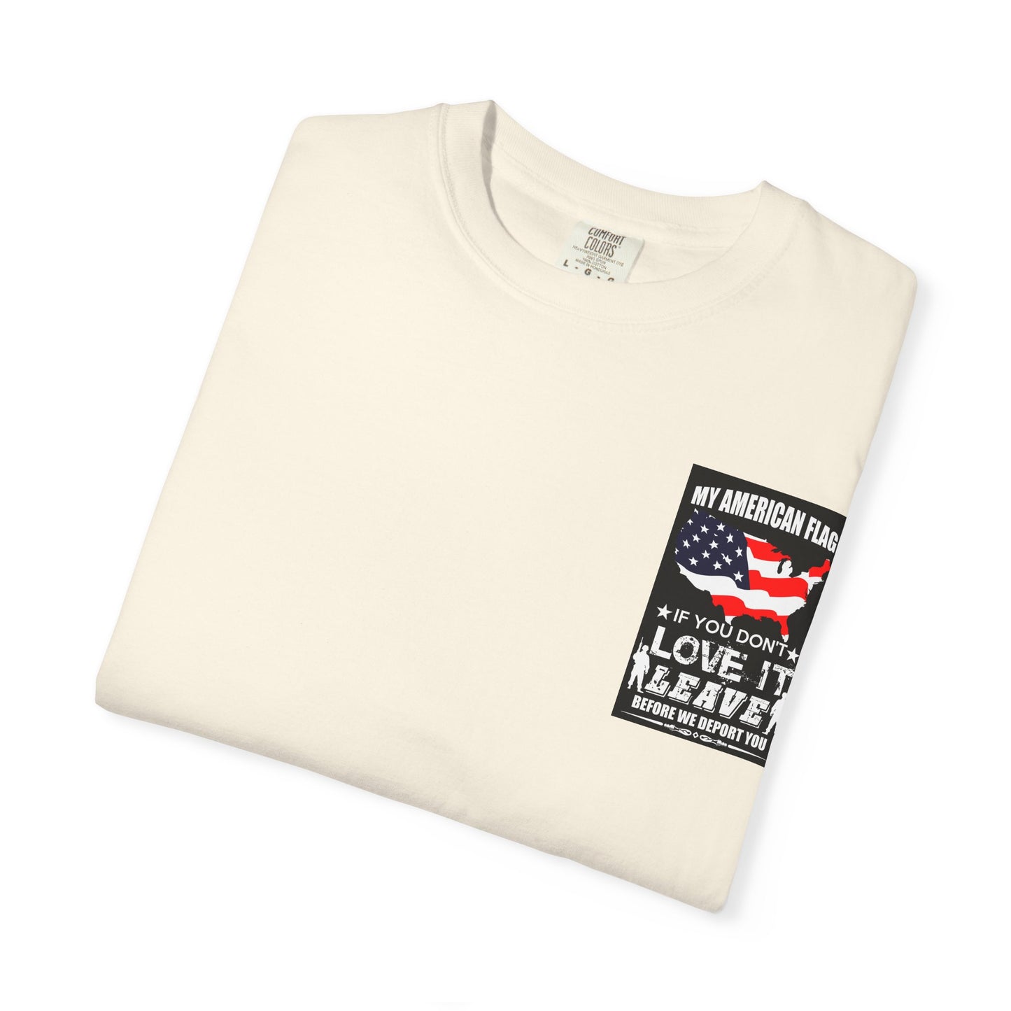 American Flag T-shirt, Patriotic Tee for July 4th, Veterans Support Shirt, Independence Day Top, USA Flag Apparel
