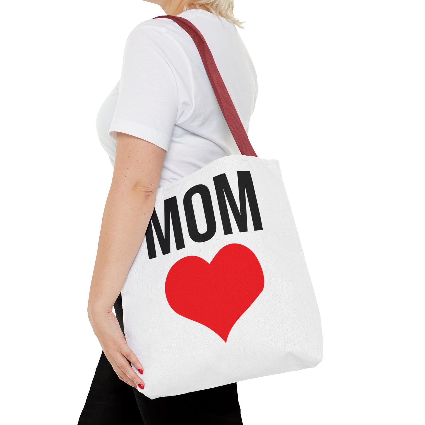 Mom Love Tote Bag | Perfect for Mother's Day, Birthday Gift, Grocery Shopping, Personalized Gift, Eco-Friendly