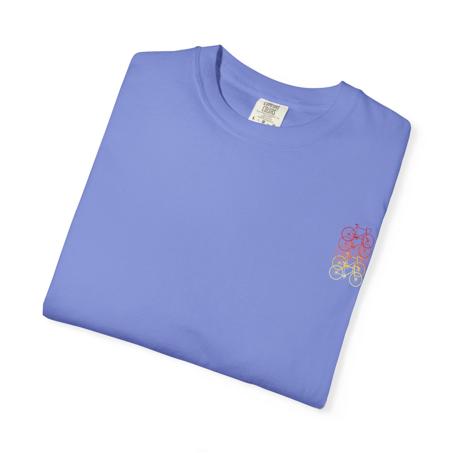 Gradient Bicycle Unisex T-Shirt - Perfect for Cycling Enthusiasts