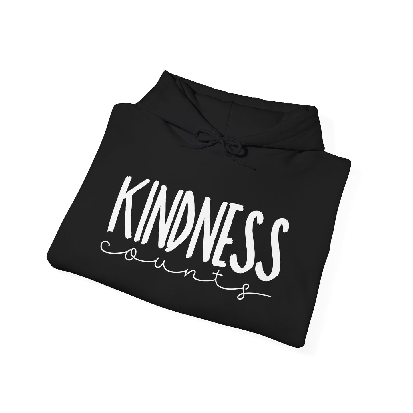 Motivational Hooded Sweatshirt - "Kindness" - Gifts for Fitness Enthusiasts, Cozy Casual Wear, Inspirational