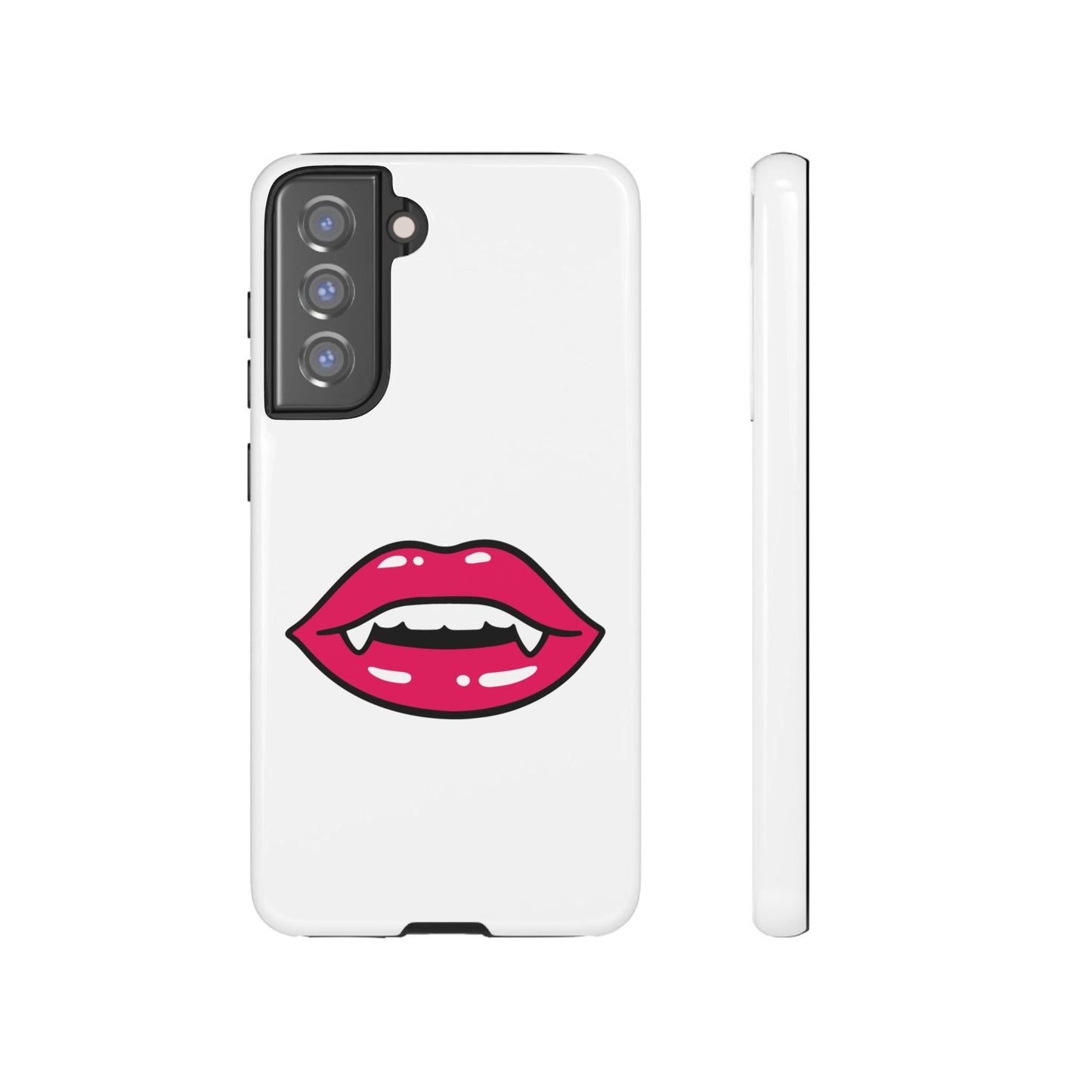 Vampire Mouth Phone Case - Tough Cases for Halloween, Gift for Spooky Lovers, Quirky Phone Accessories, Fun Tech Gear