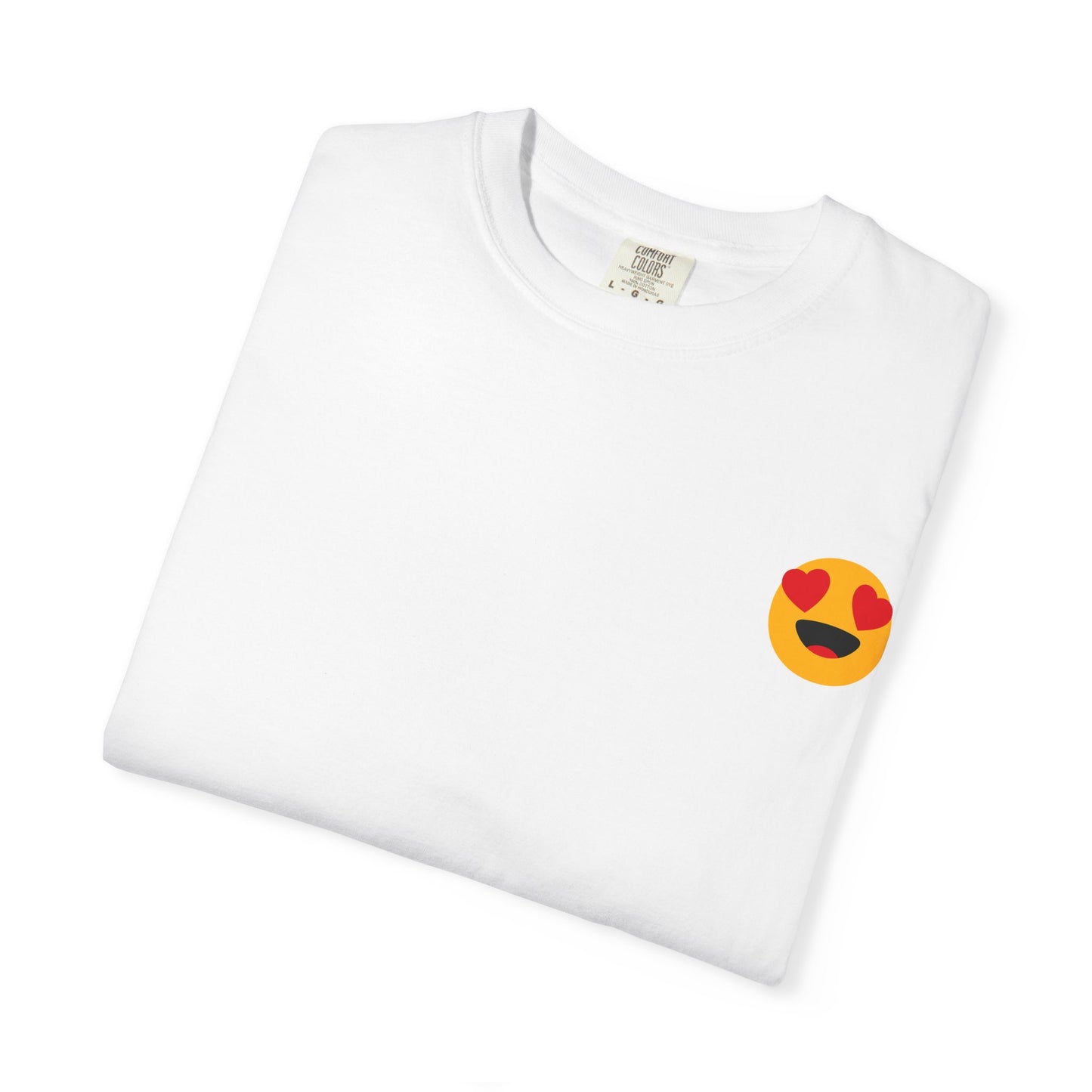 Love Emoji Garment-Dyed Unisex T-Shirt | Perfect for Valentine's Day & Casual Wear
