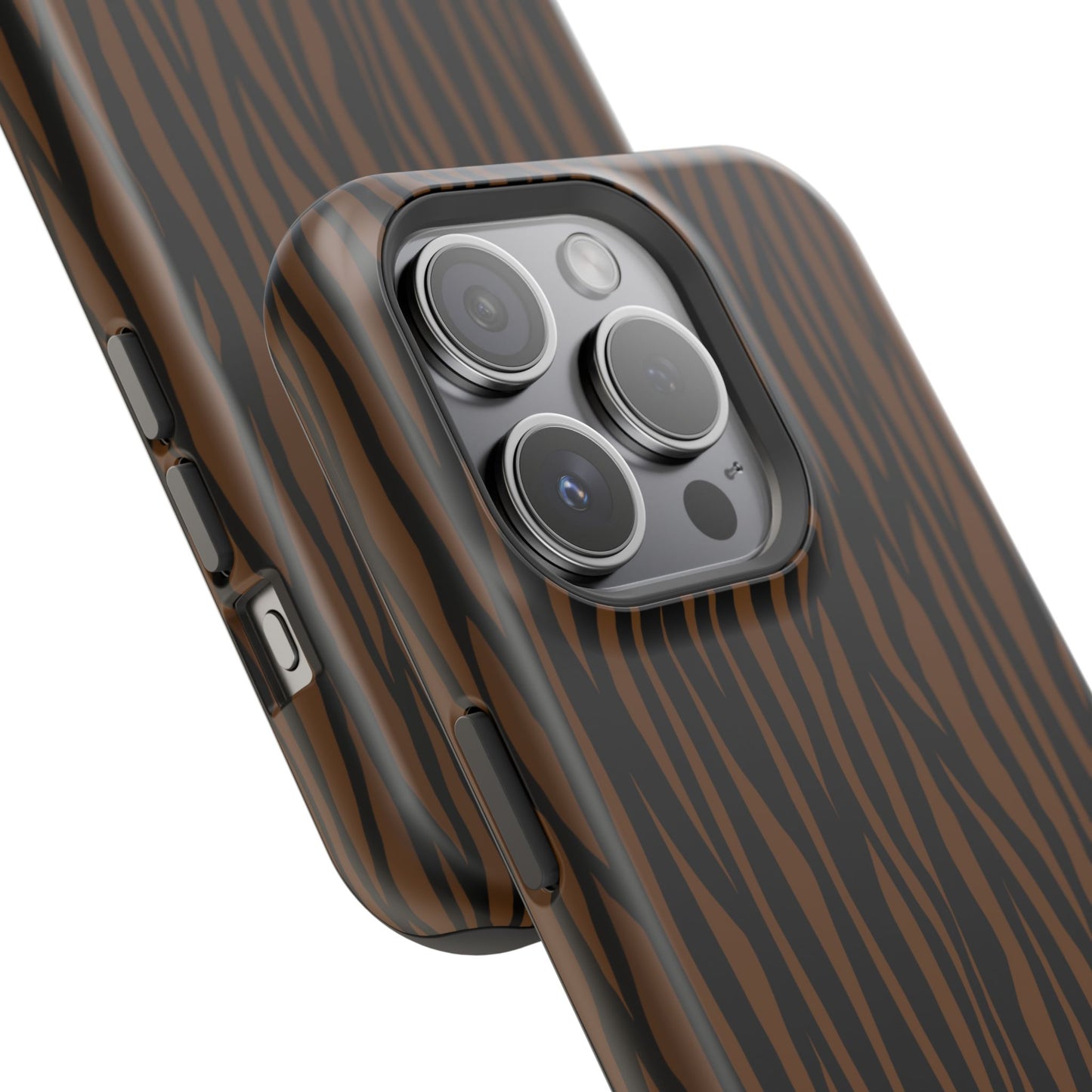Stylish Magnetic Tough Phone Case - Bold Striped Design