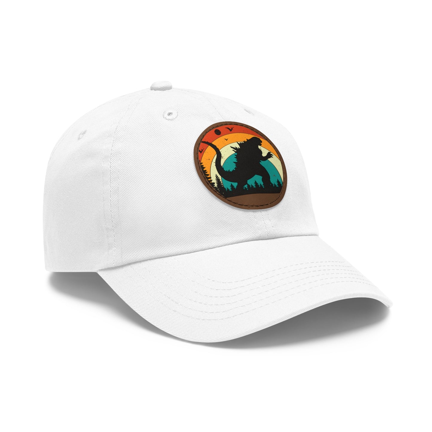 Adventure Dad Hat with Leather Patch – Perfect for Outdoor Enthusiasts