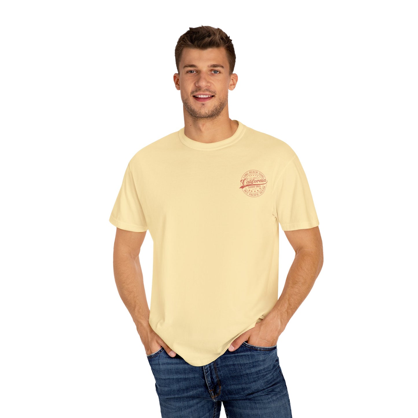 California Surf Unisex T-Shirt, Cozy Beachwear, Gift for Surfers, Summer Attire, Casual Style, Vacation Essential