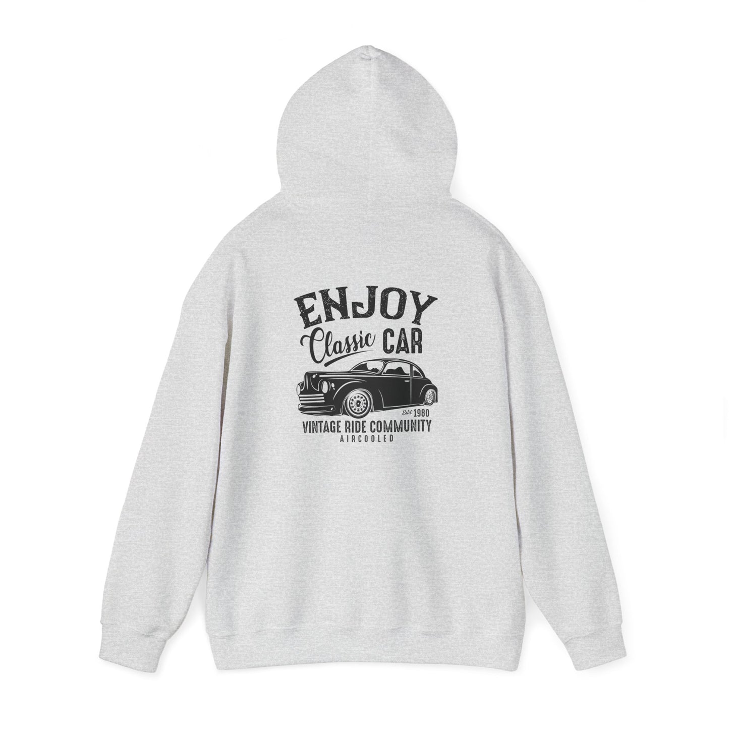 Vintage Car Lover's Hoodie - Enjoy Classic Car Design