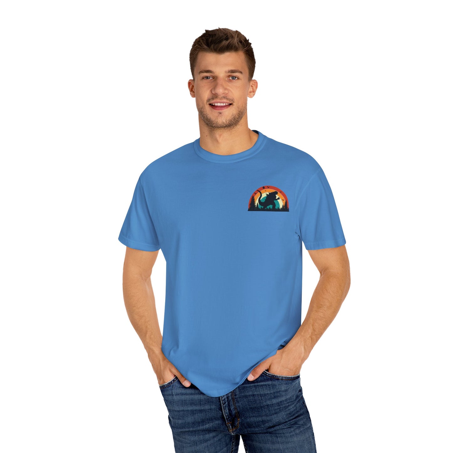 🌄 Adventure Awaits T-Shirt – Vibrant Graphic Tee for Nature Lovers