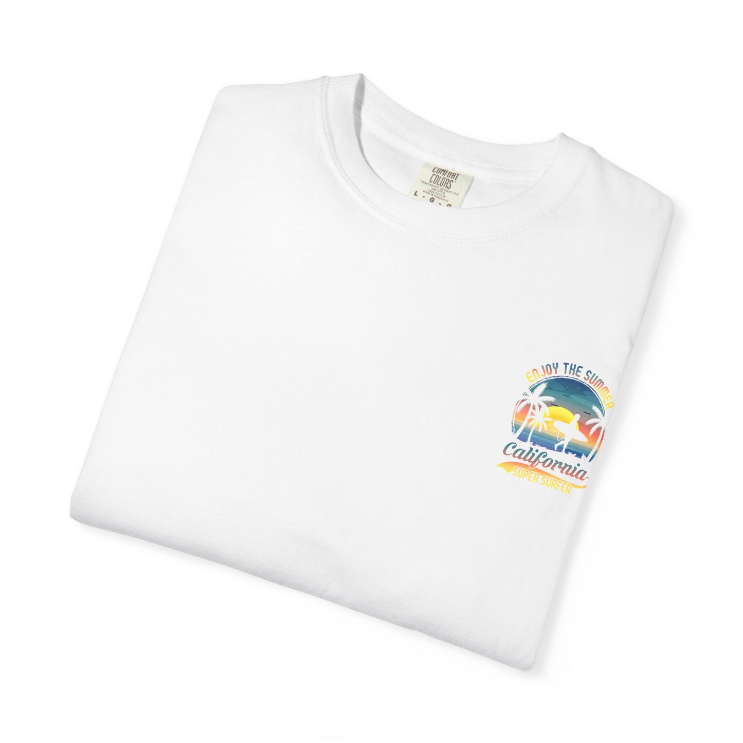 California Summer Vibes T-Shirt, Unisex Beach Tee, Surfing Apparel, Gift for Surfers, Summer Wardrobe Essential