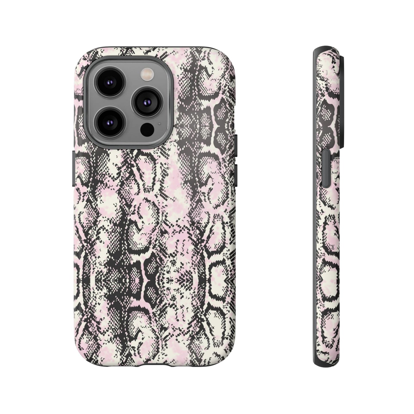 Stylish Snake Print Phone Case - Tough Protection for Trendsetters