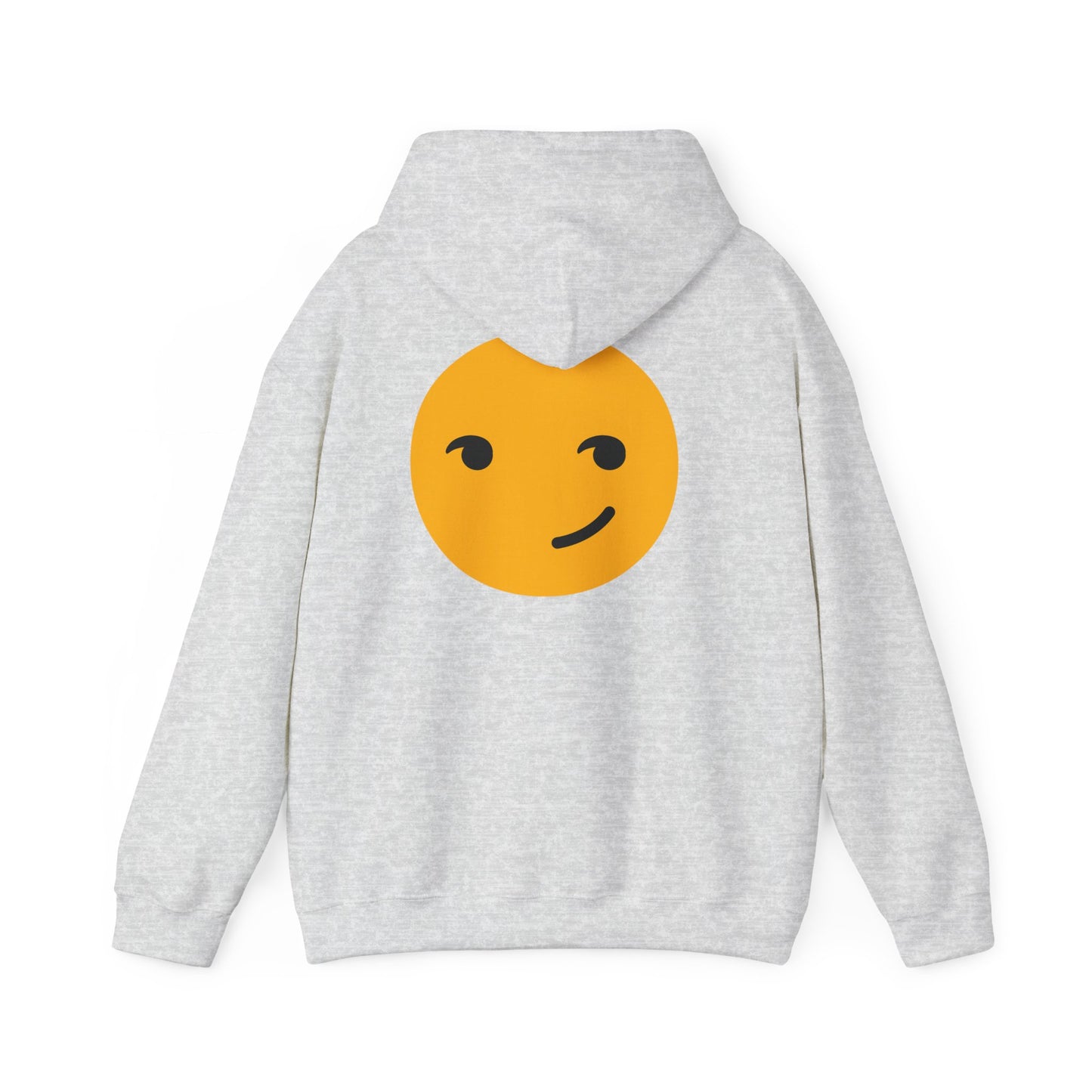 Smiley Face Unisex Heavy Blend Hooded Sweatshirt – Cozy & Playful Comfort for All Occasions