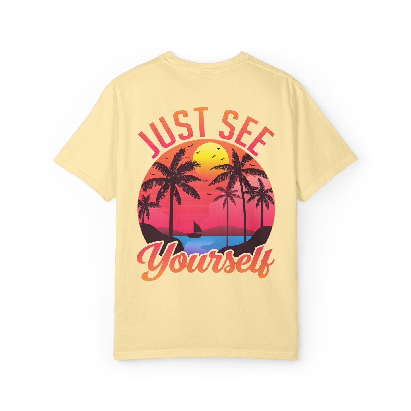 Tropical Vibes T-Shirt, Summer Casual Tee, Unisex Streetwear, Vacation Shirt, Beach Life Apparel, Gift for Travelers