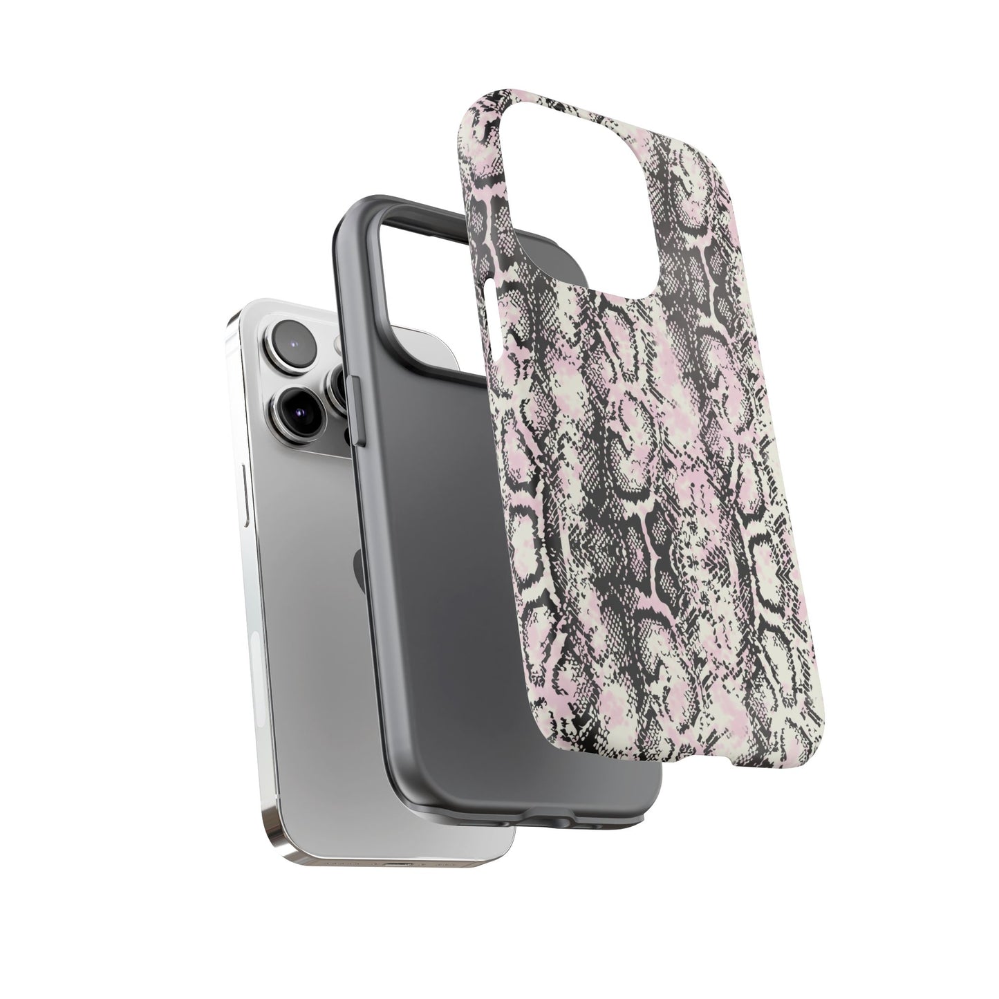 Stylish Snake Print Phone Case – Trendy Design, Tough Protection Make a bold fashion statement while keeping your phone safe with this sleek and durable snake print case.
