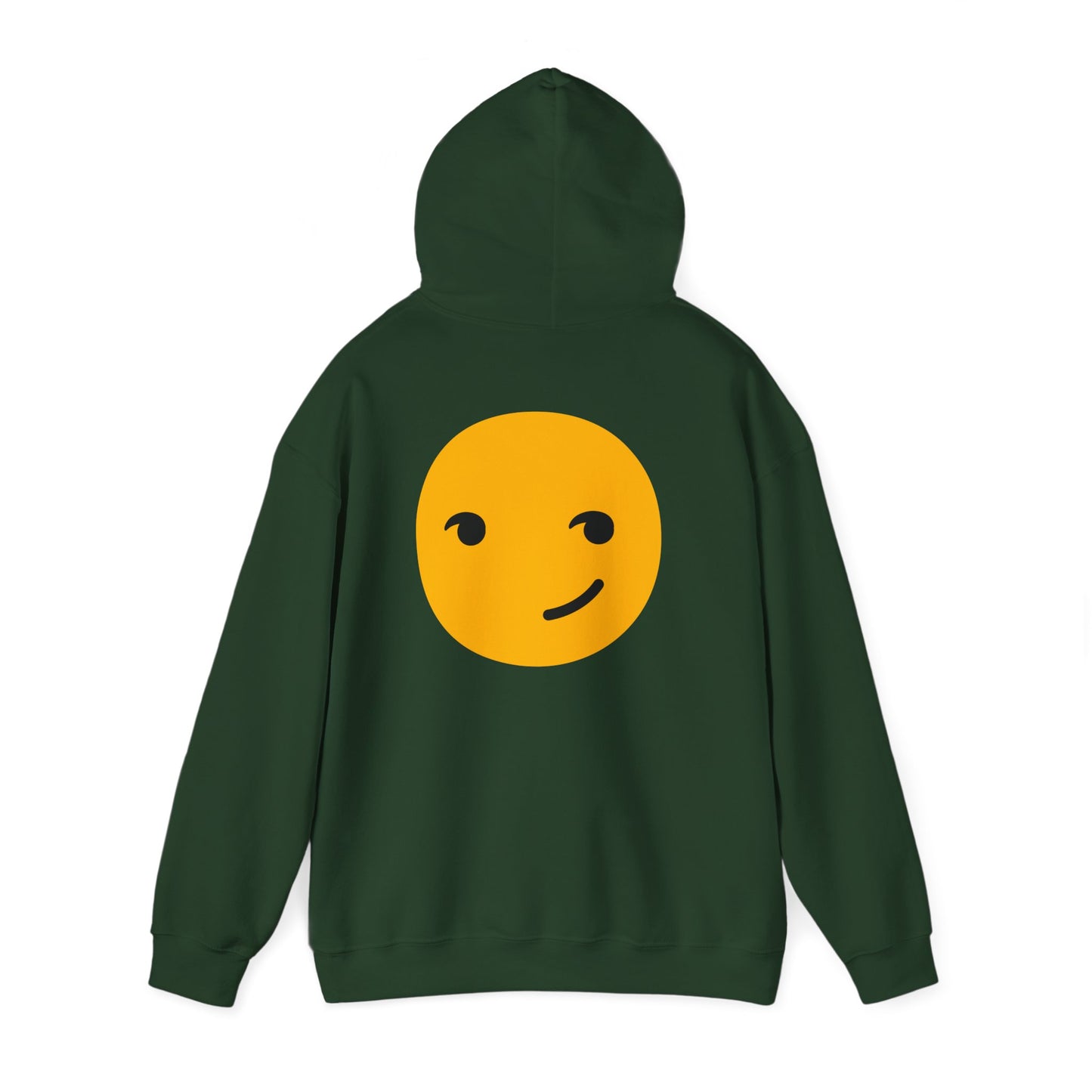 Smiley Face Unisex Heavy Blend Hooded Sweatshirt – Cozy & Playful Comfort for All Occasions
