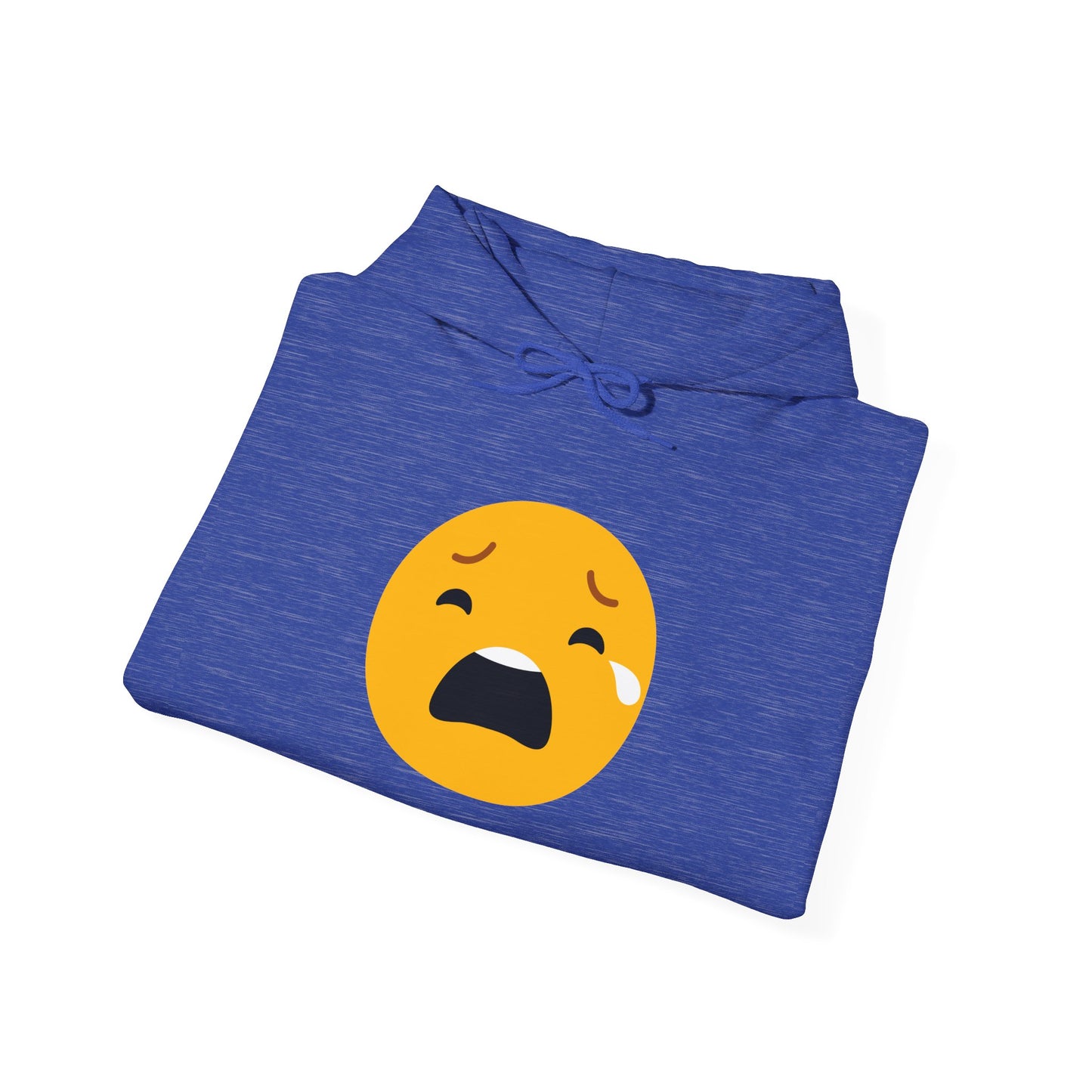 Unisex Heavy Blend™ Sad Emoji Hoodie - Cozy & Expressive Sweatshirt