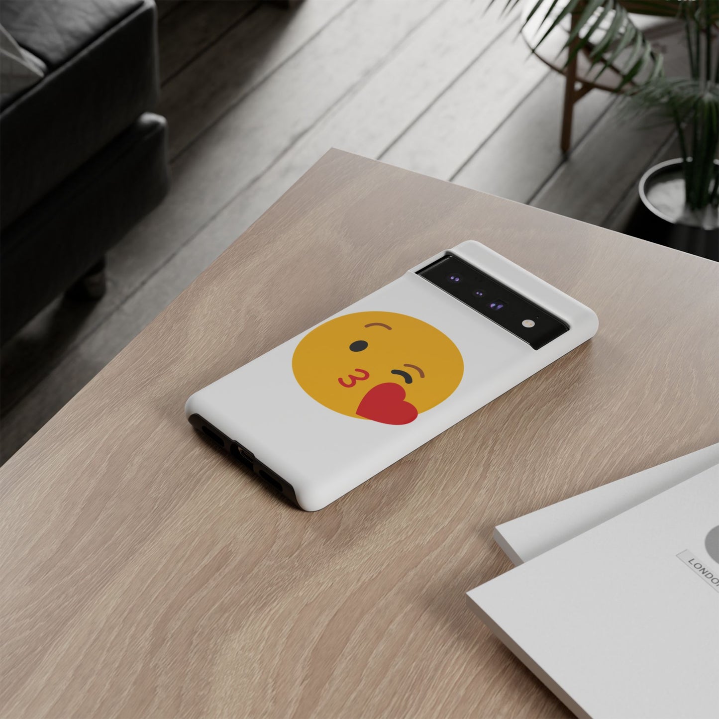 Cute Emoji Phone Case - Kissy Face Design for Stylish Protection