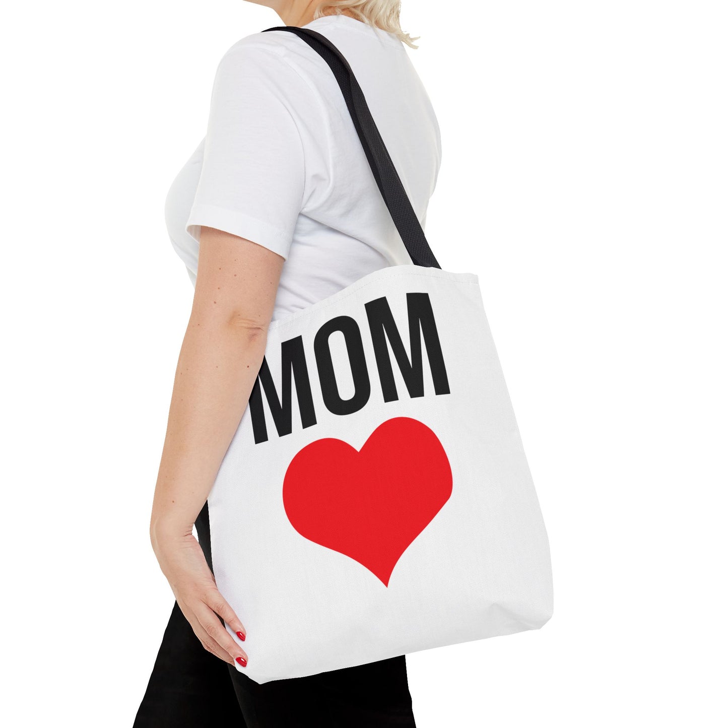 Mom Love Tote Bag | Perfect for Mother's Day, Birthday Gift, Grocery Shopping, Personalized Gift, Eco-Friendly