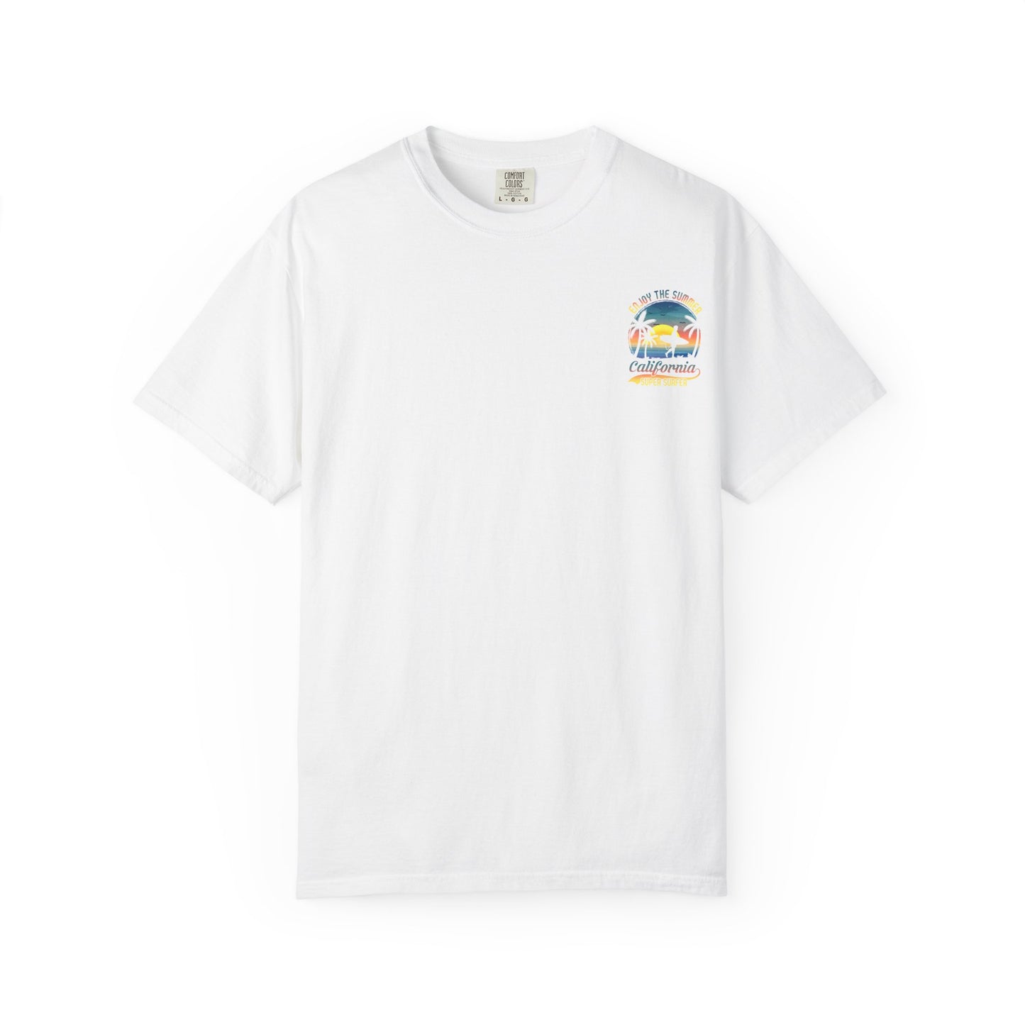 California Summer Vibes T-Shirt, Unisex Beach Tee, Surfing Apparel, Gift for Surfers, Summer Wardrobe Essential