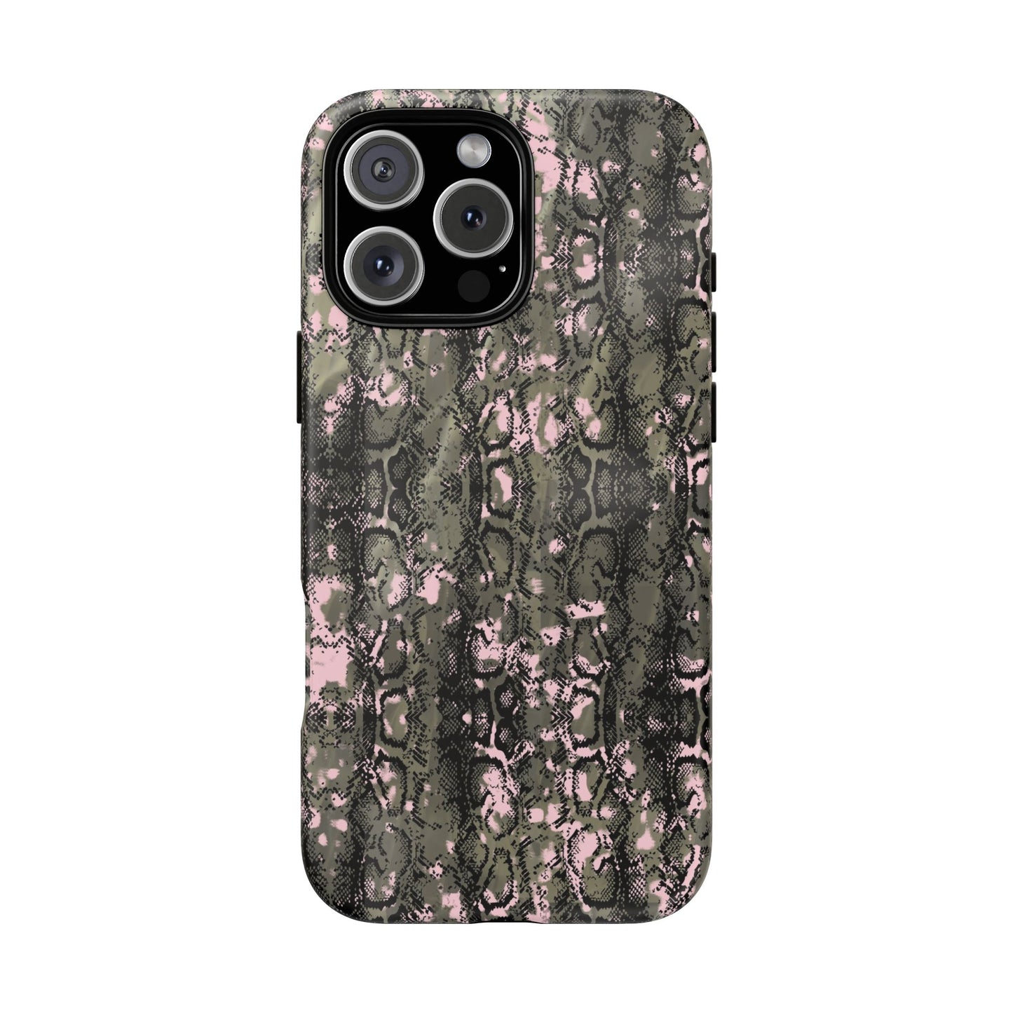 Stylish Snake Print Phone Case for Tough Protection