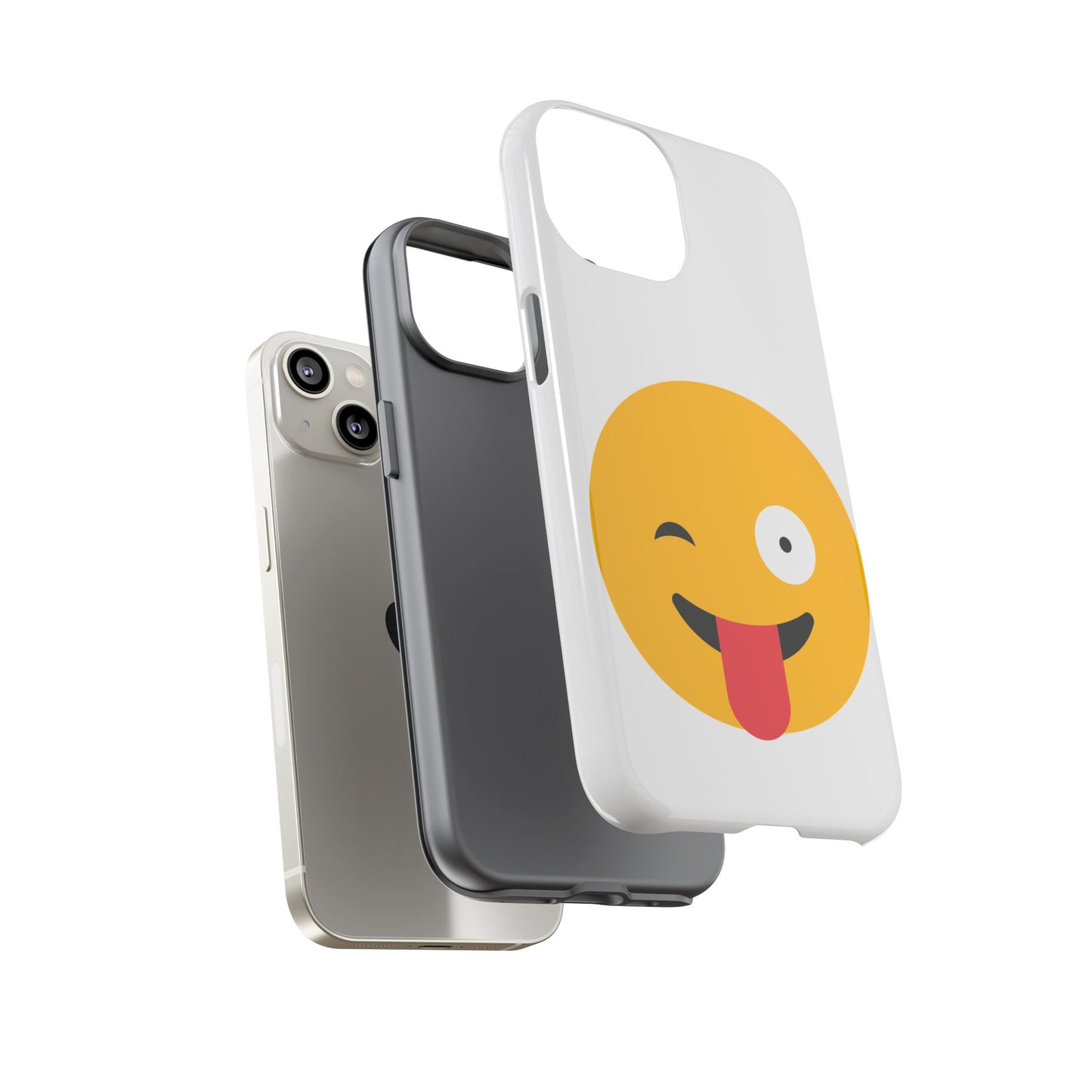 Playful Emoji Phone Case - Tough Cases for Fun Vibes