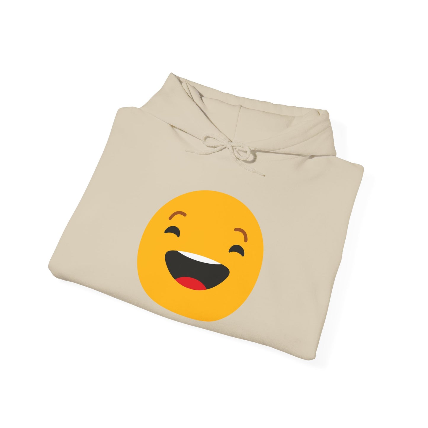 Funny Smile Emoji Hoodie - Unisex Heavy Blend™ Sweatshirt for Everyday Comfort