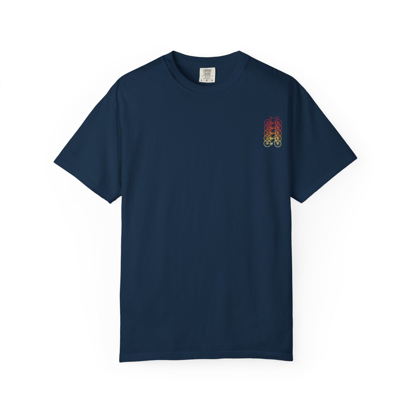 Gradient Bicycle Unisex T-Shirt - Perfect for Cycling Enthusiasts