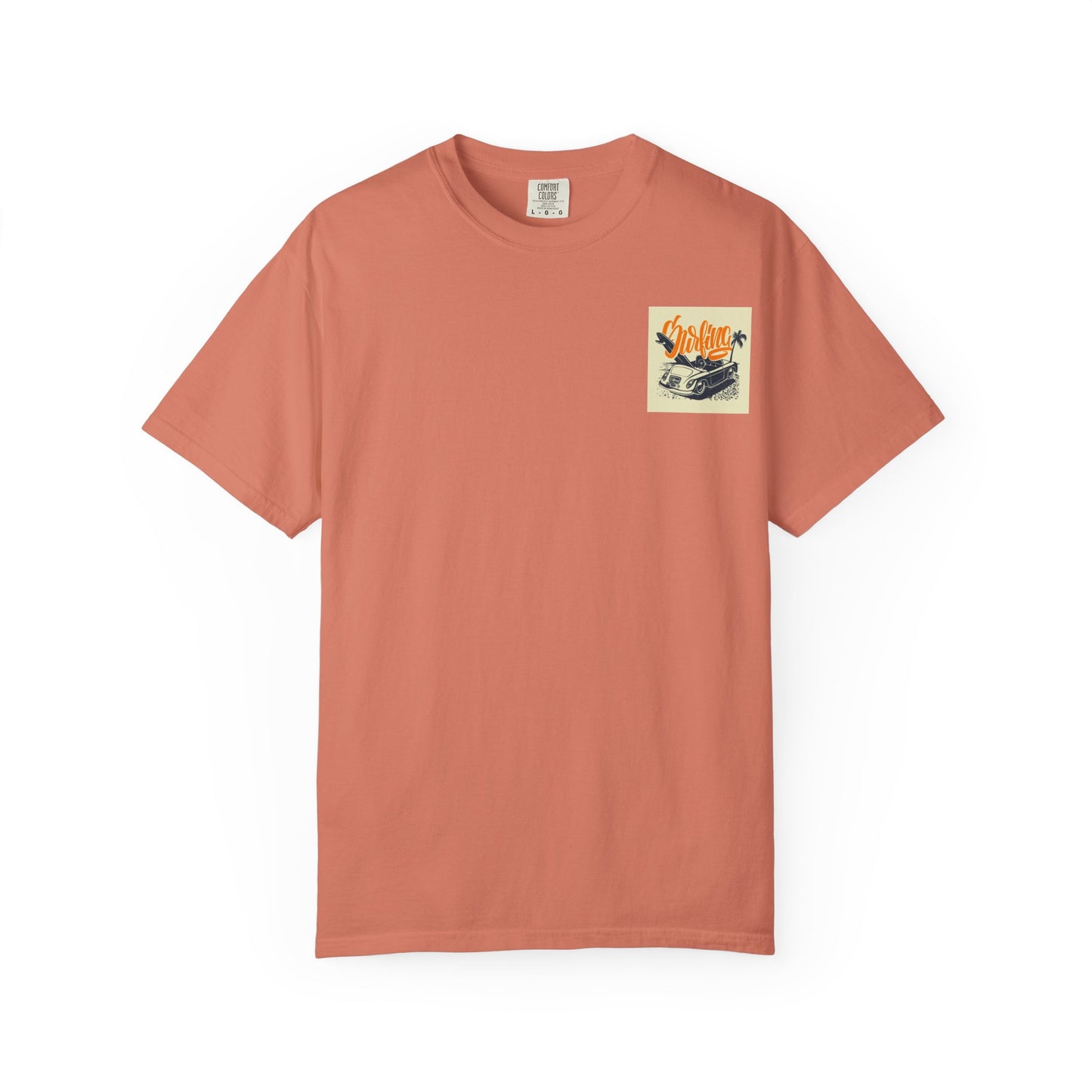 Retro Surfing Unisex T-Shirt, Beach Vibe Tee, Summer Casual Wear, Vacation Shirt, Surf Lover Gift, Ocean Adventure Top