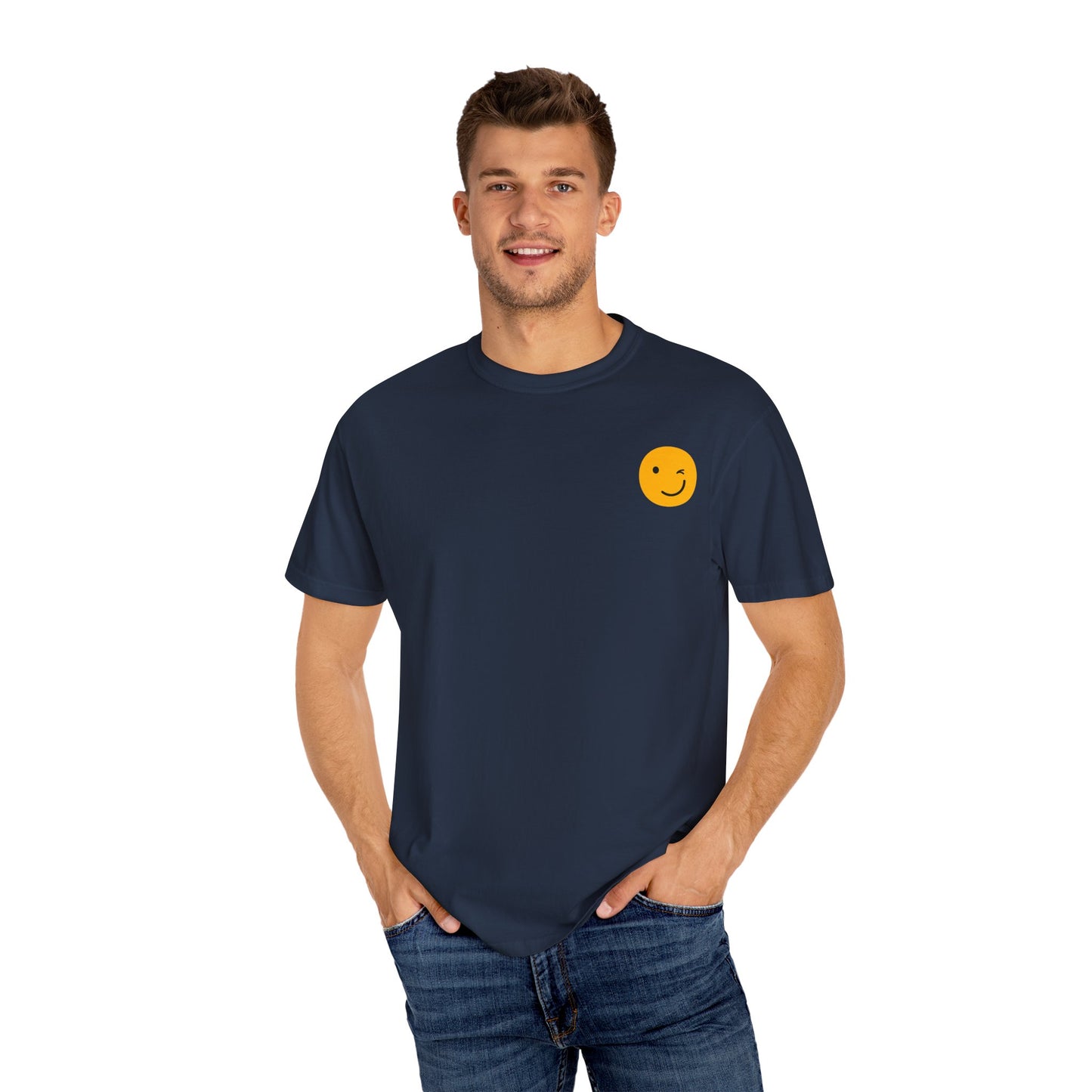 Smiley Face Unisex T-Shirt - Casual Summer Vibe, Perfect Gift, Everyday Wear, Happiness Tee, Fun Graphic Shirt