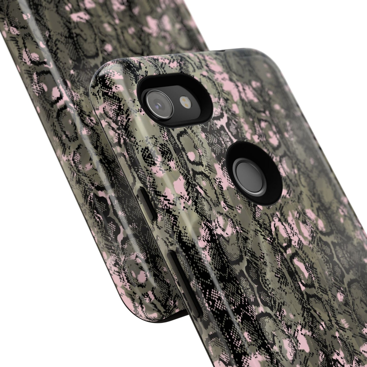 Stylish Snake Print Phone Case for Tough Protection