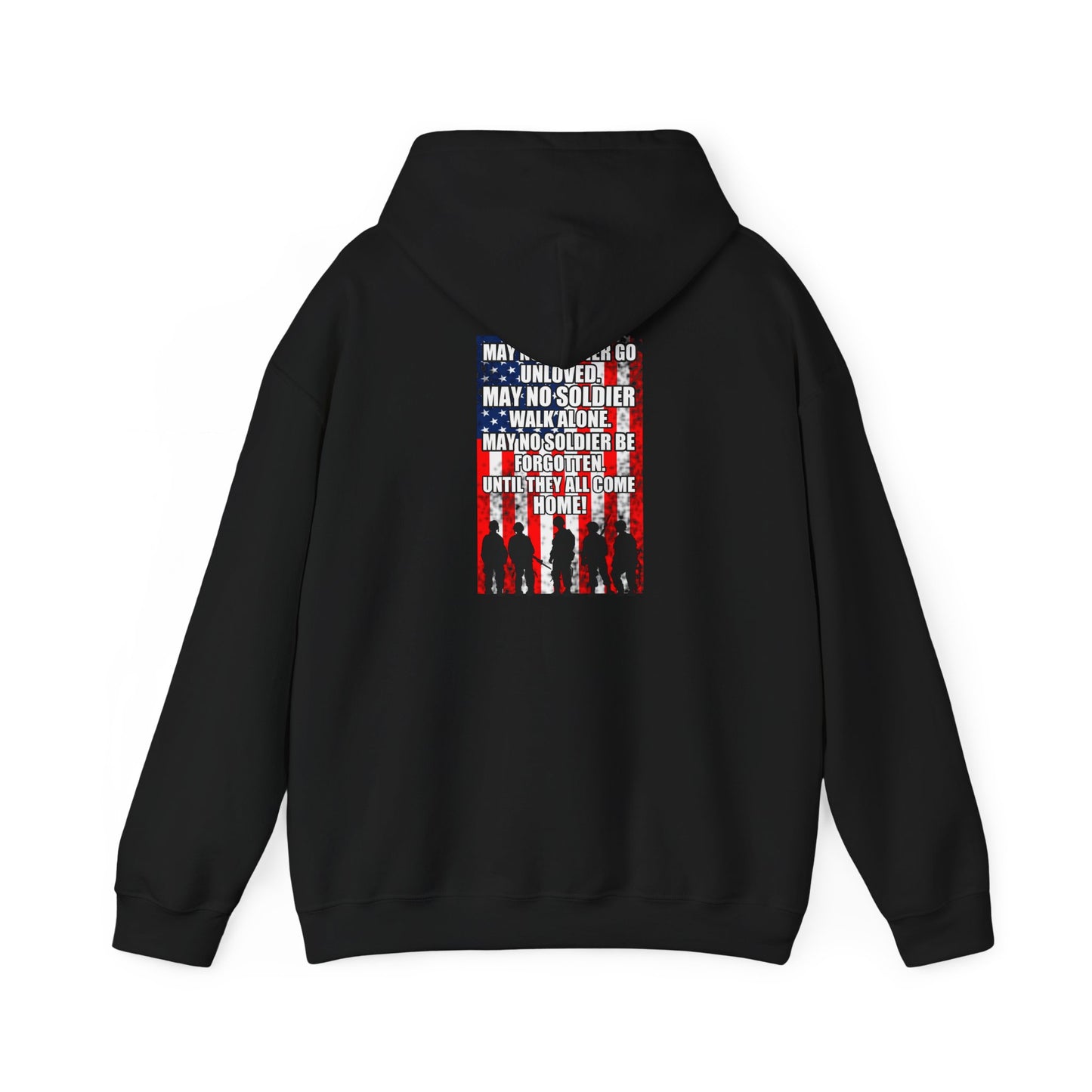 Patriotic Memorial Hoodie: Honor our Heroes, Unisex Sweatshirt for Veterans, Remembrance Day, Gift for Military Families,